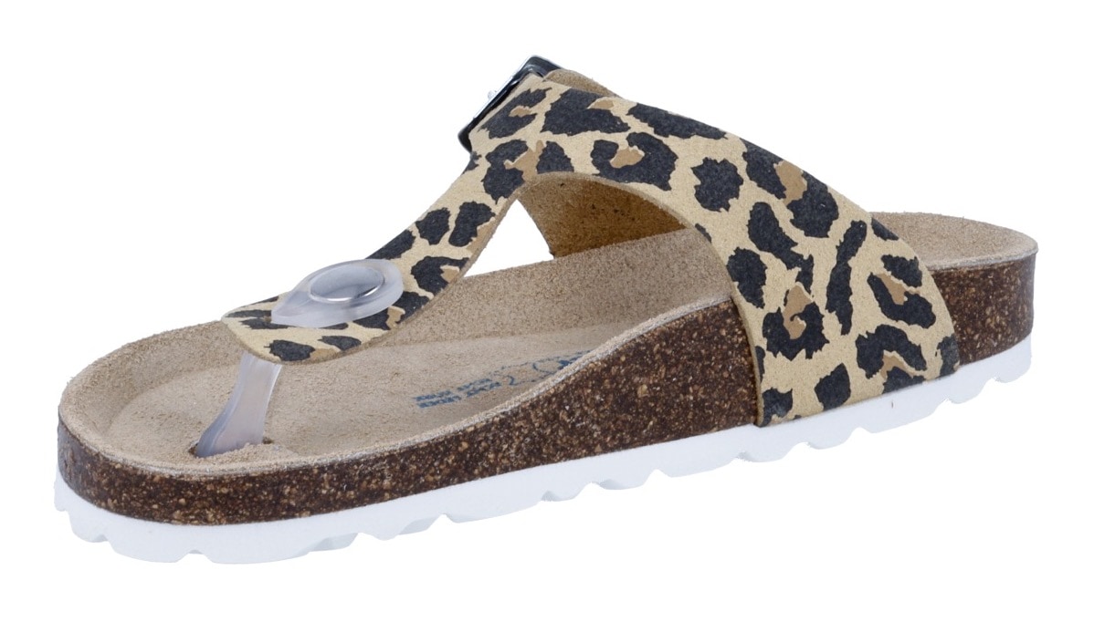 Richter Zehentrenner »Bio«  Sandale im Animal-Look, Größenschablone zum Download, mit WMS