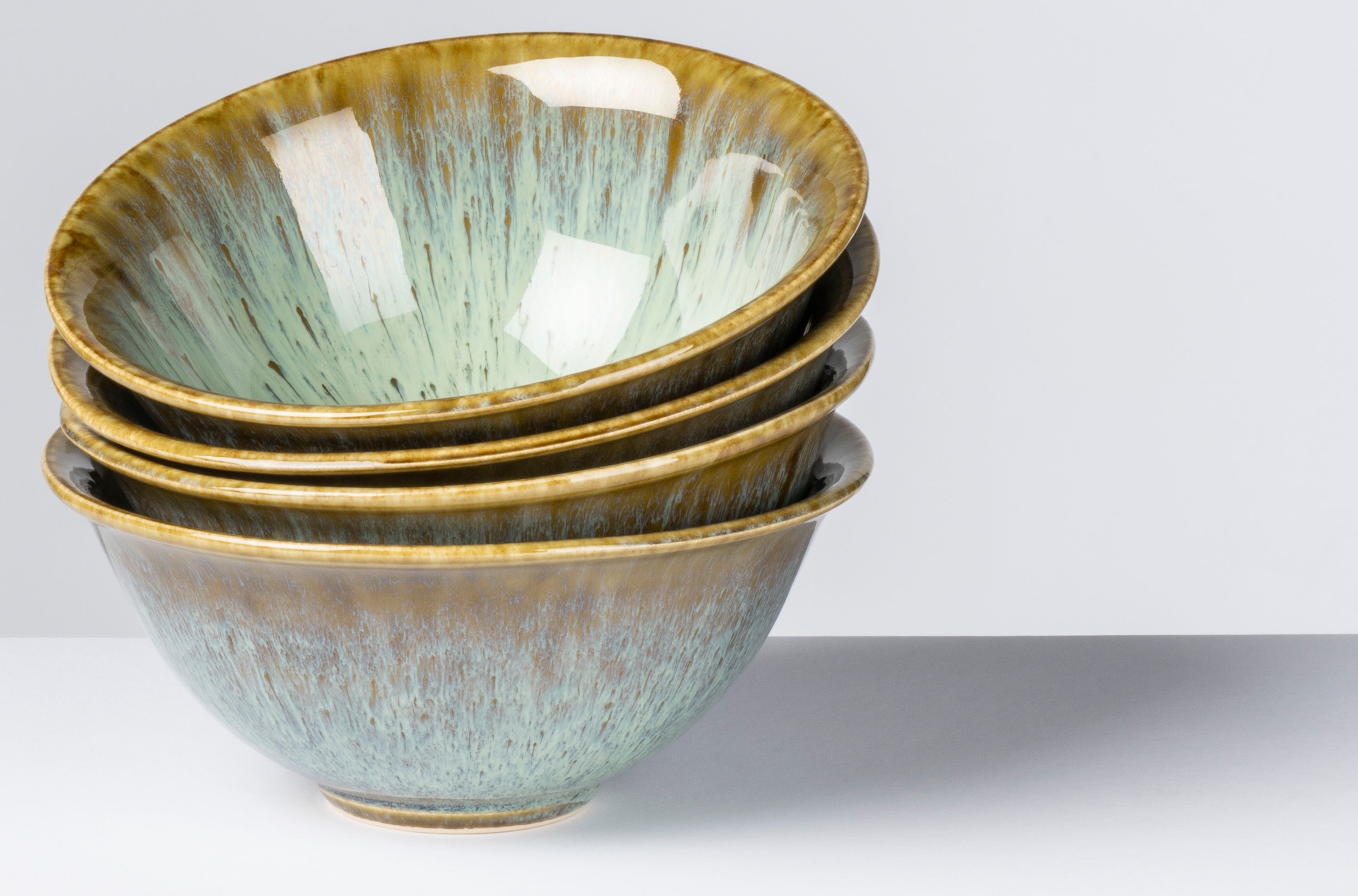 gipfelstück Müslischale »Flussufer« 4 Stk. aus Steinzeug Reaktivglasur, auß günstig online kaufen