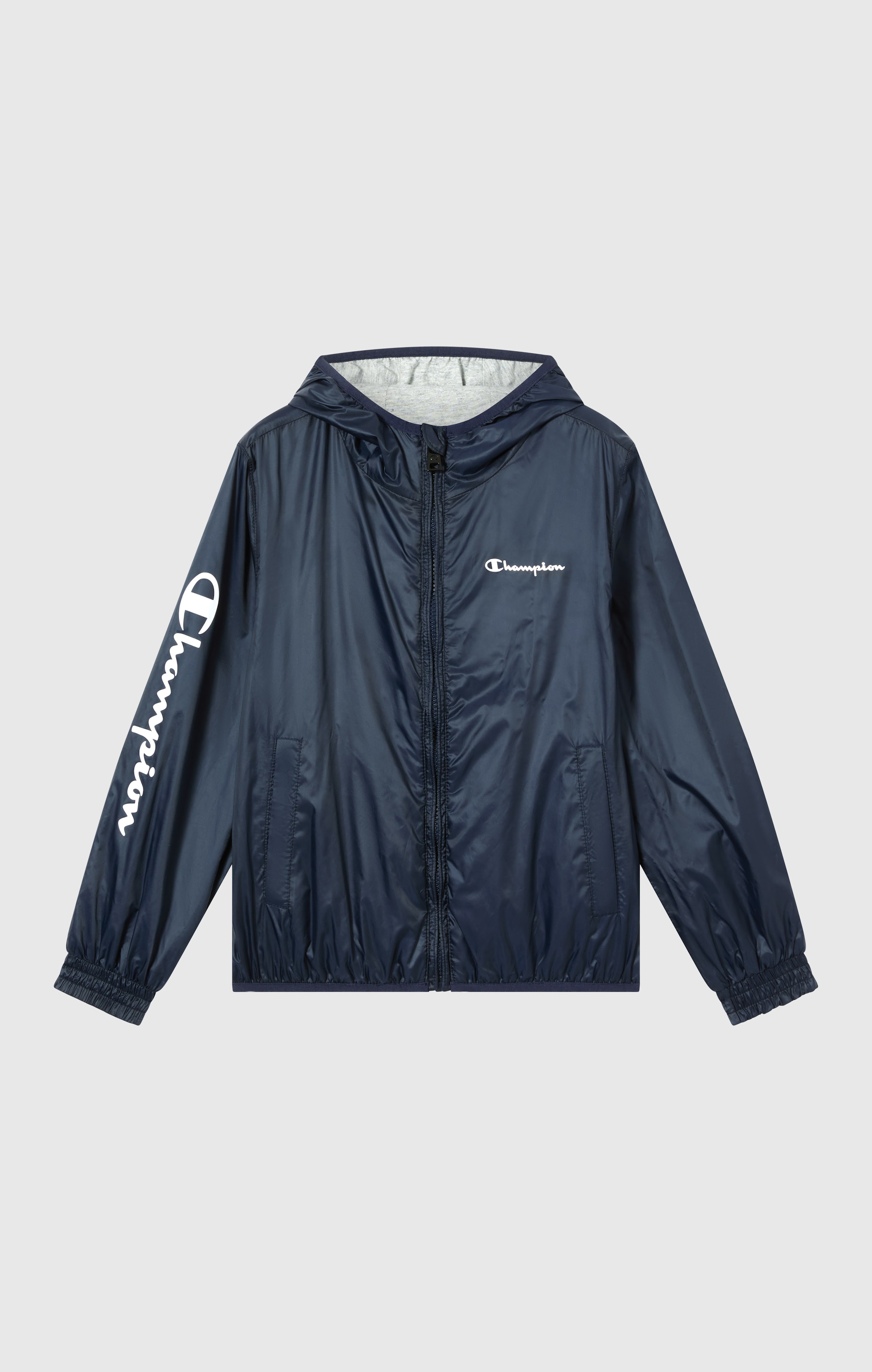 Champion Windbreaker »OUTDOOR Light Hooded Jacket with Large Logo« mit Kapuze mit Kapuze, wasserabweisend, winddicht