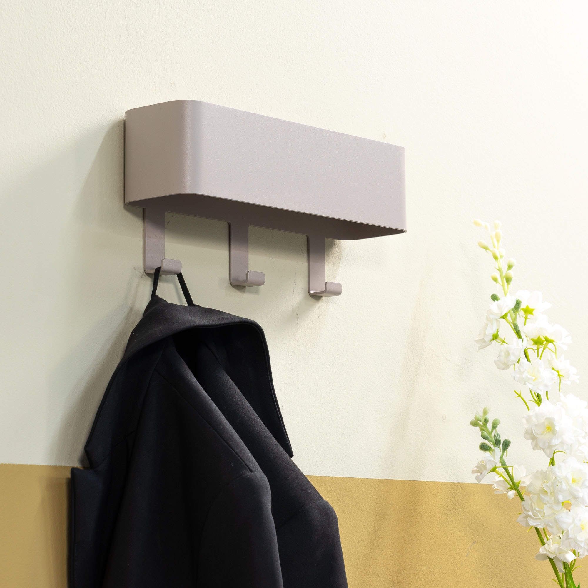 Spinder Design Garderobenhaken Metall, Breite 27 cm