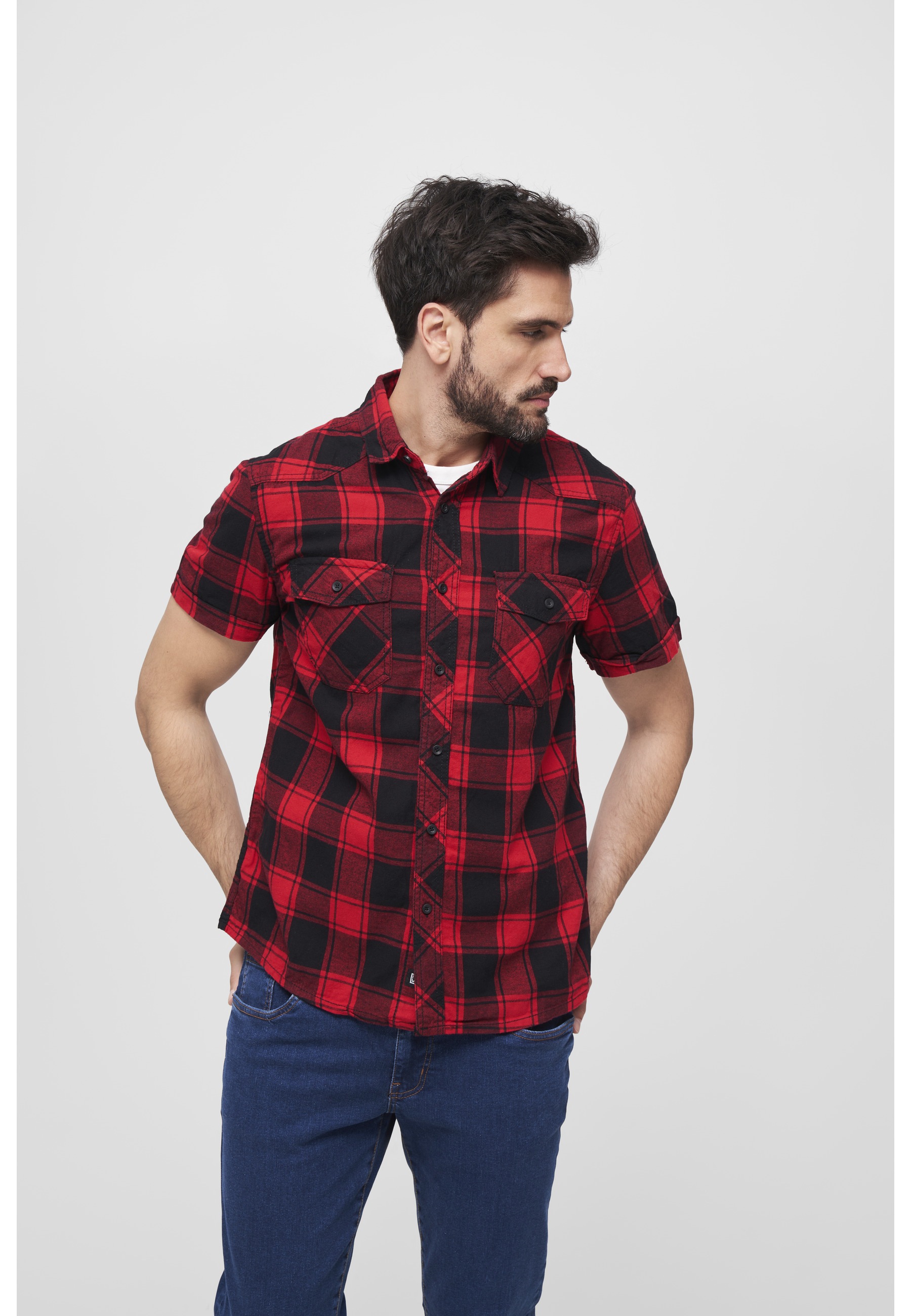 Brandit Kurzarmshirt »Brandit Herren Checkshirt Halfsleeve« 1 Stk.