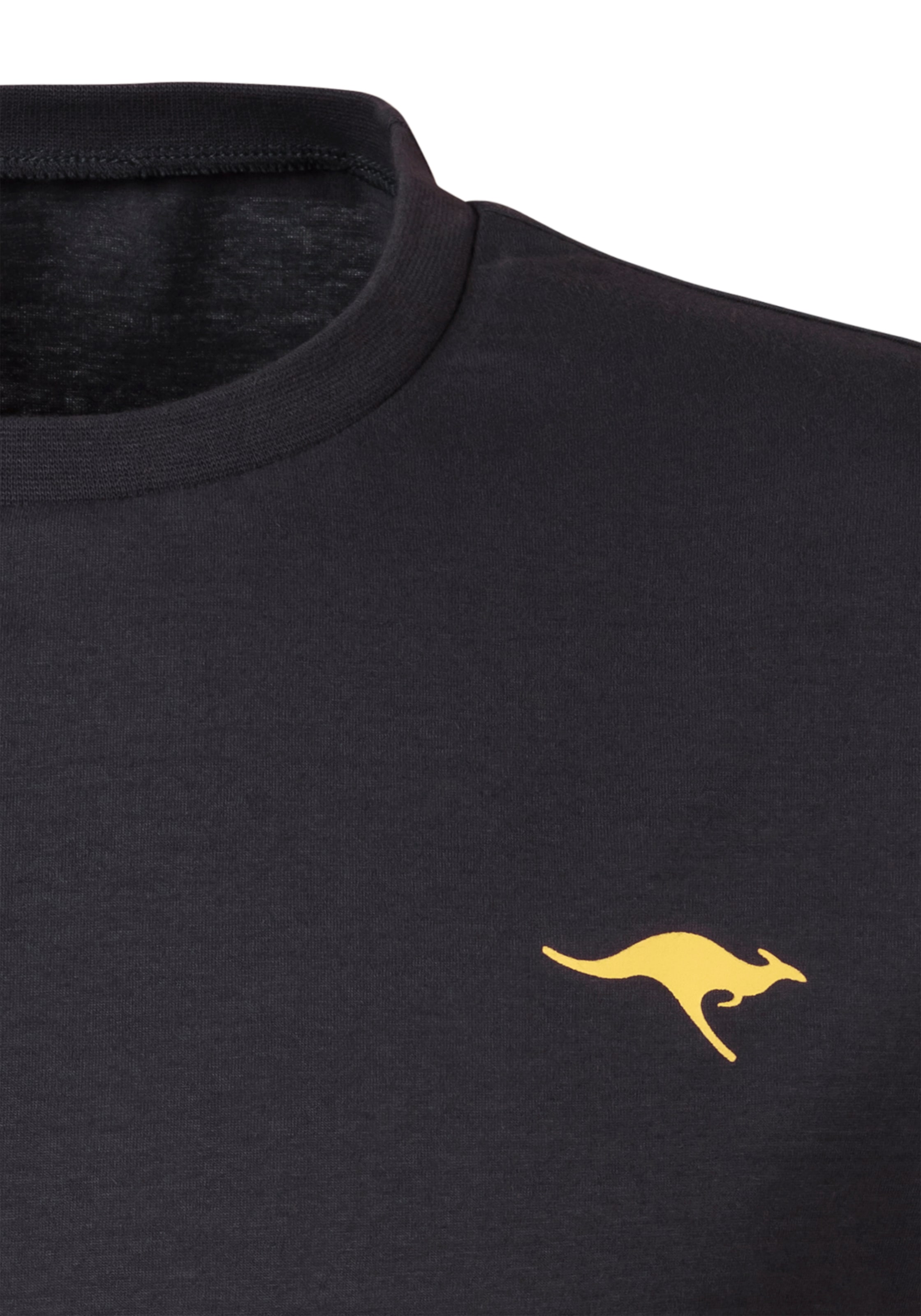 KangaROOS Kurzarmshirt, mit KangaROOS Print auf der Brust