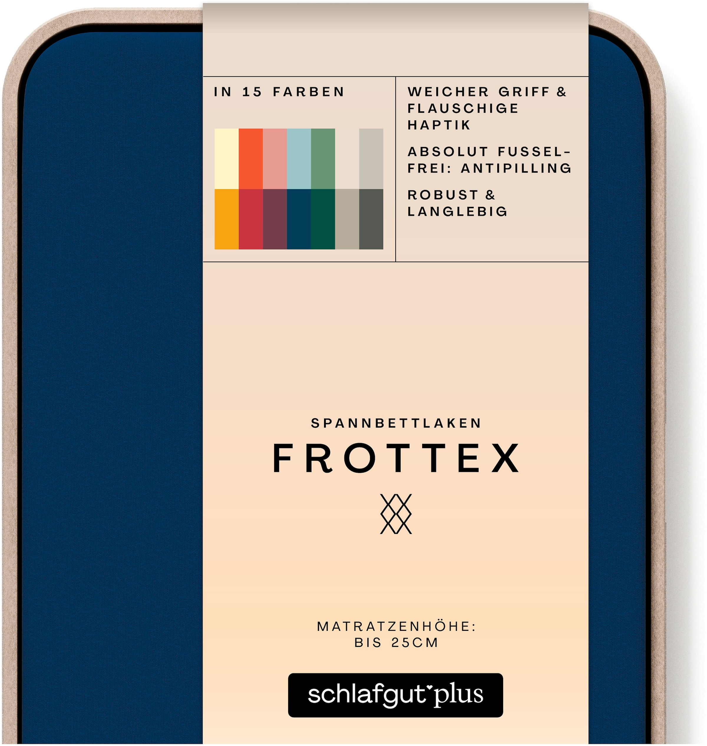 Schlafgut Spannbettlaken »Frottex«, 100% Frottee