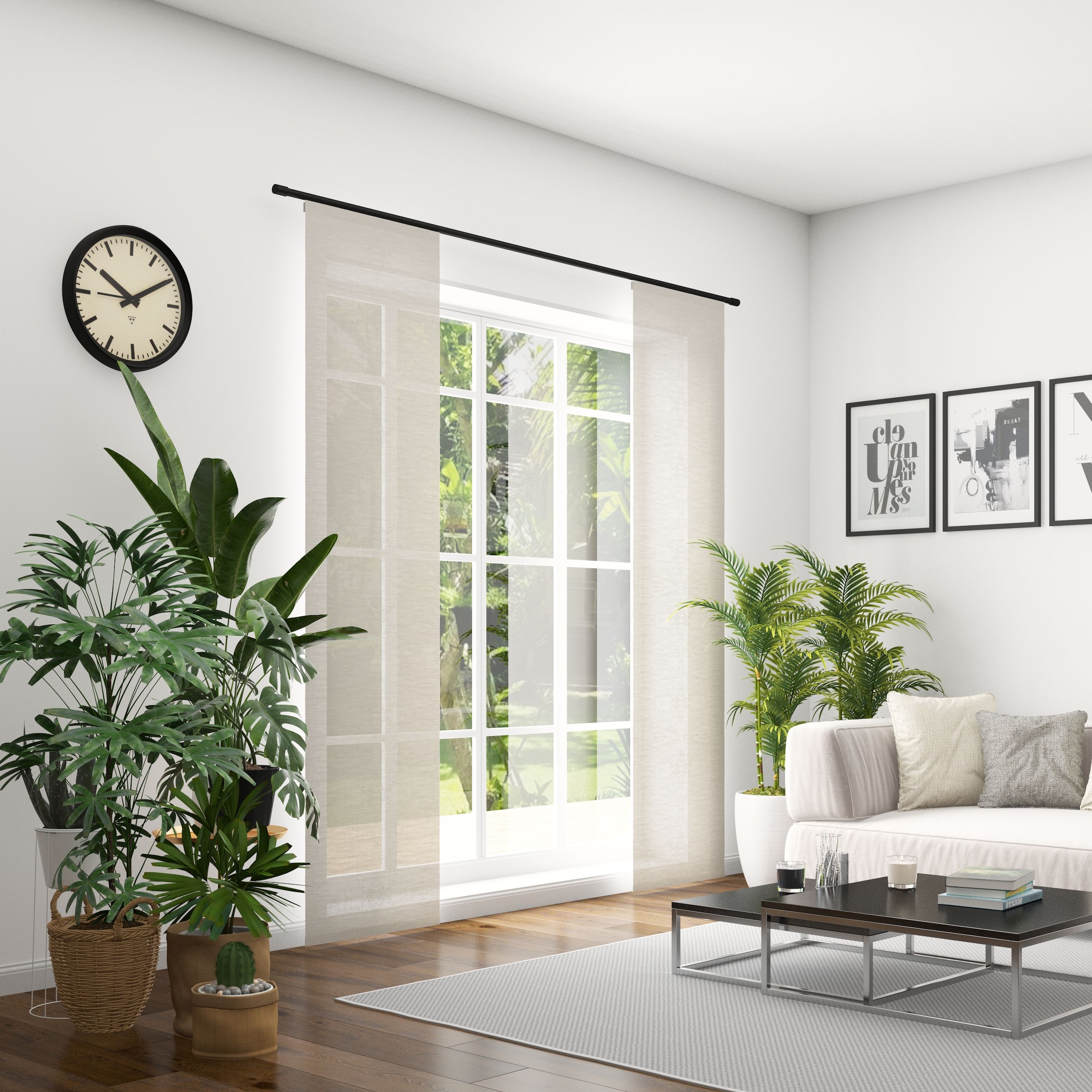 Neutex for you! Schiebegardine »Allure« Klettband 1 Stk. tlg. HxB: 245x60, günstig online kaufen