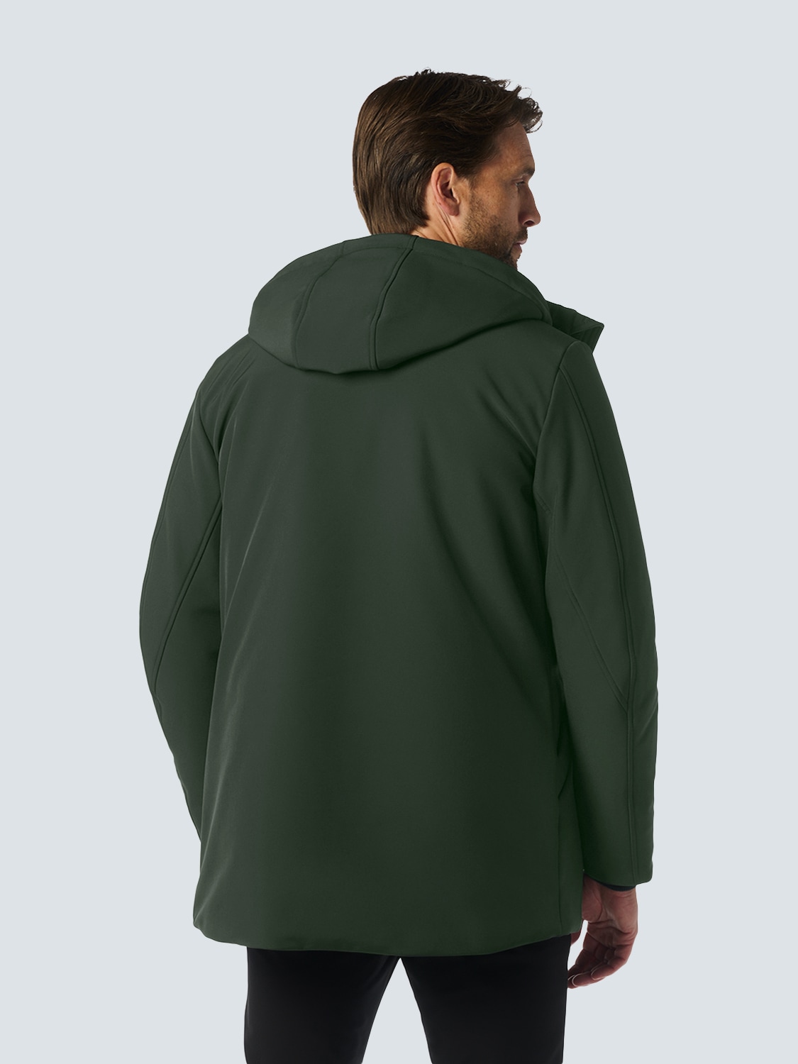 NO EXCESS Parka »No Excess Softshell-Jacke mit Kapuze«