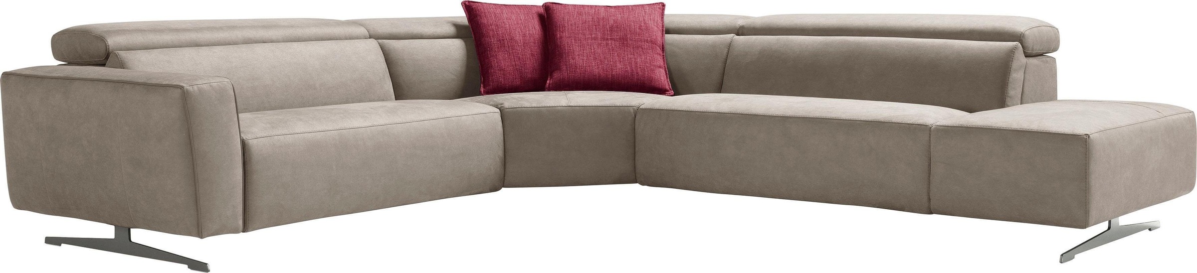Egoitaliano Ecksofa »Stefanie-e, Designsofa der Extraklasse, bequem mit hoh günstig online kaufen