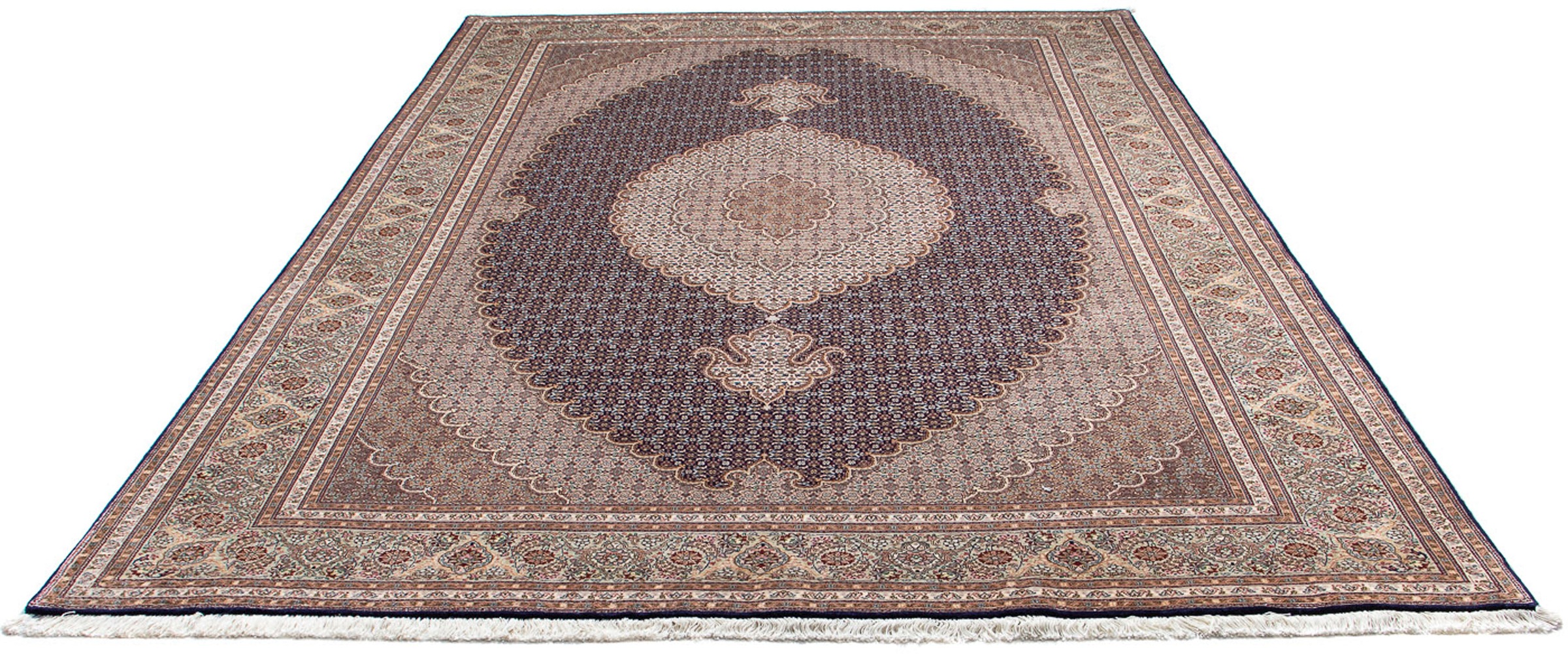 morgenland Orientteppich »Perser - Täbriz - 290 x 204 cm - dunkelblau«, rec günstig online kaufen