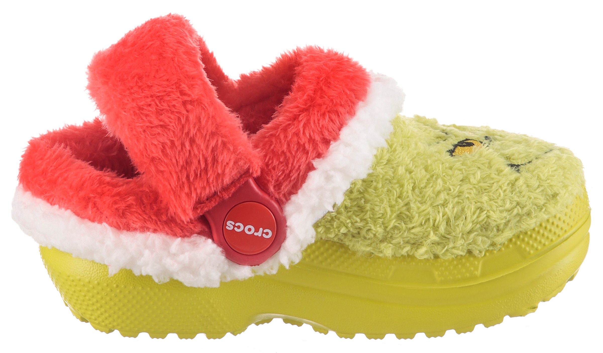 Crocs Clog »Toddler The Grinch Classic Lined Clog«  Hausschuh, Weihnachtsschuh mit Grinch Motiv