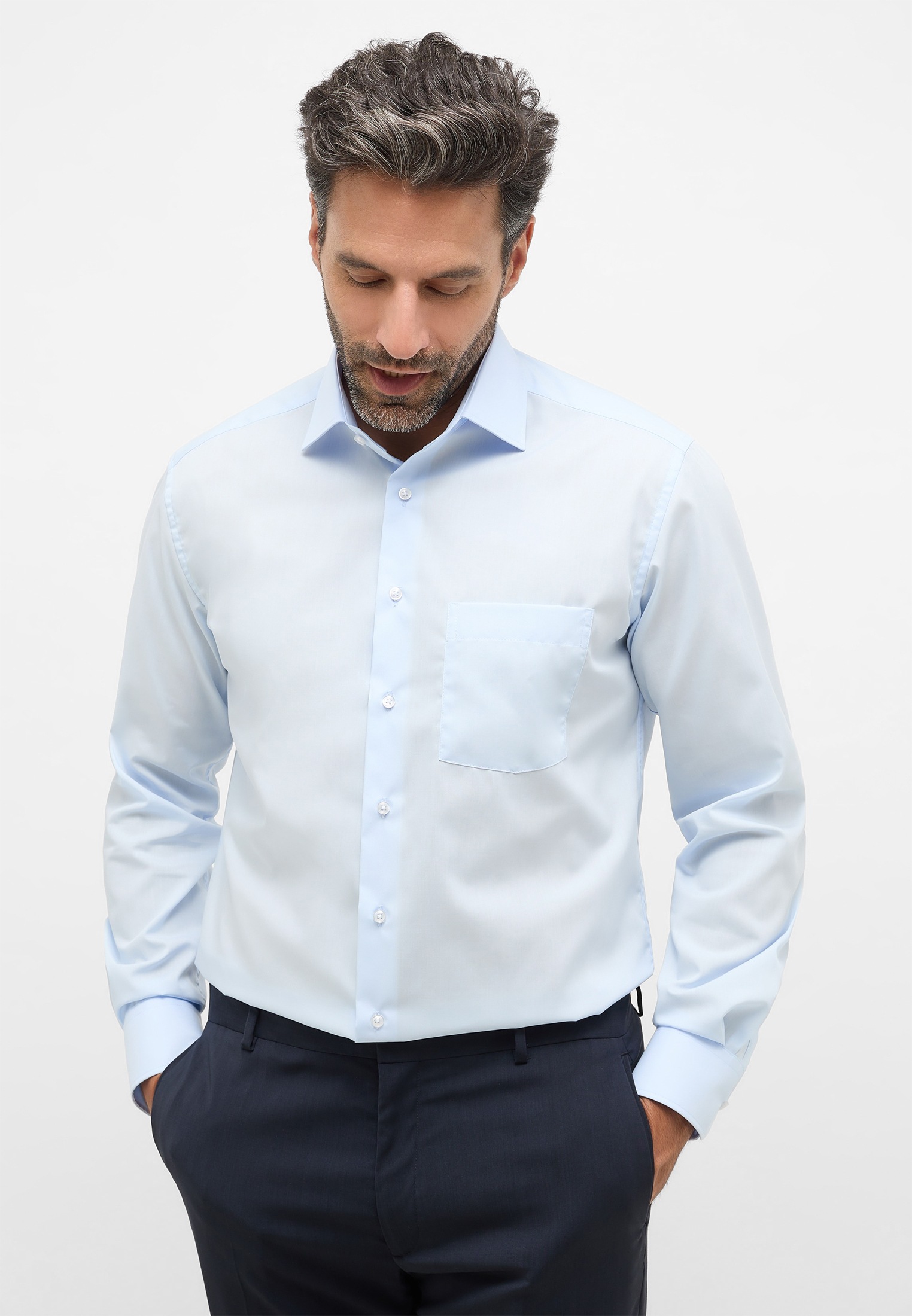 Eterna Langarmhemd »MODERN FIT«, NON IRON (bügelfrei)