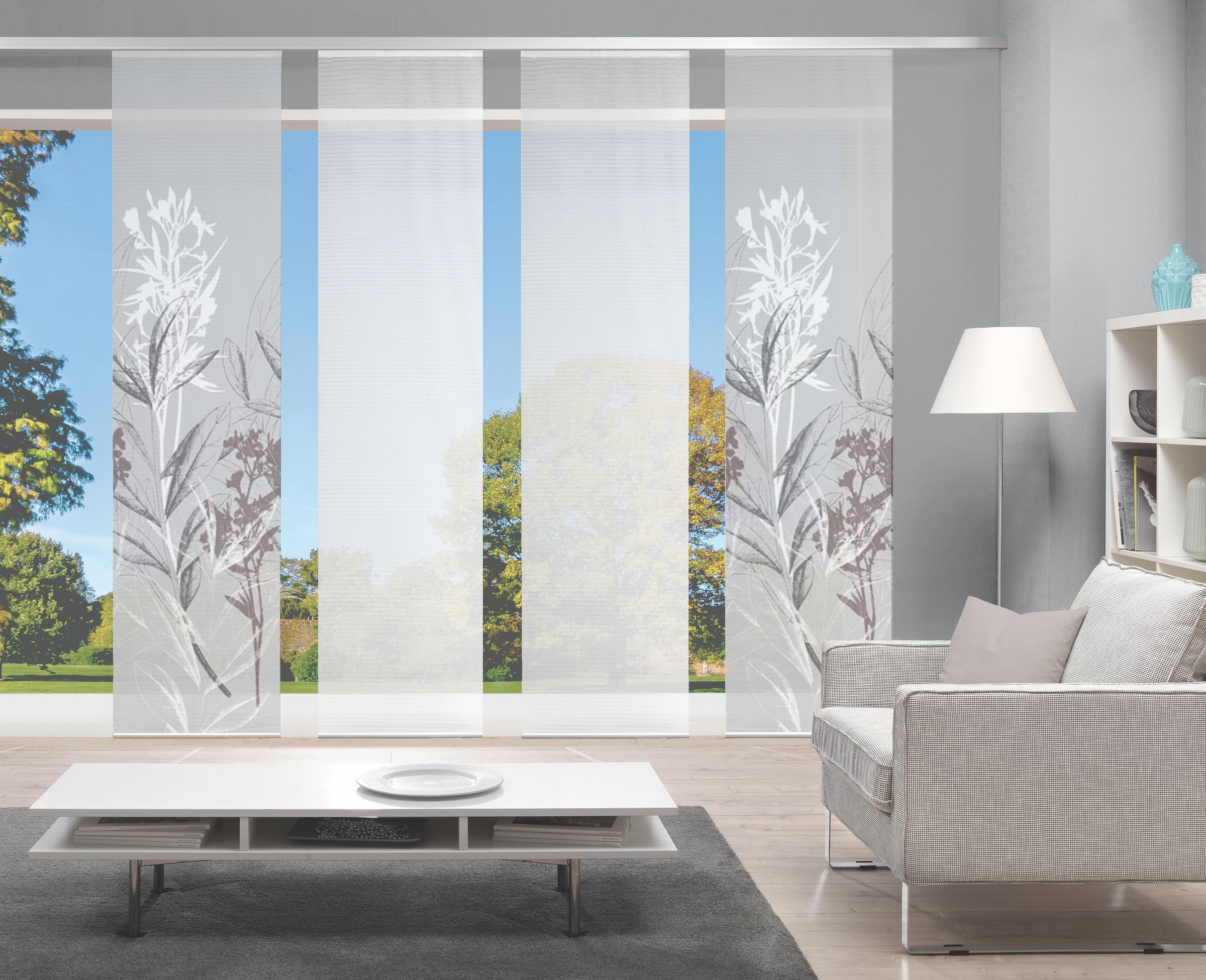 Vision S Schiebegardine »4ER SET SEMORA« Paneelwagen 4 Stk. tlg. HxB: 260x6 günstig online kaufen