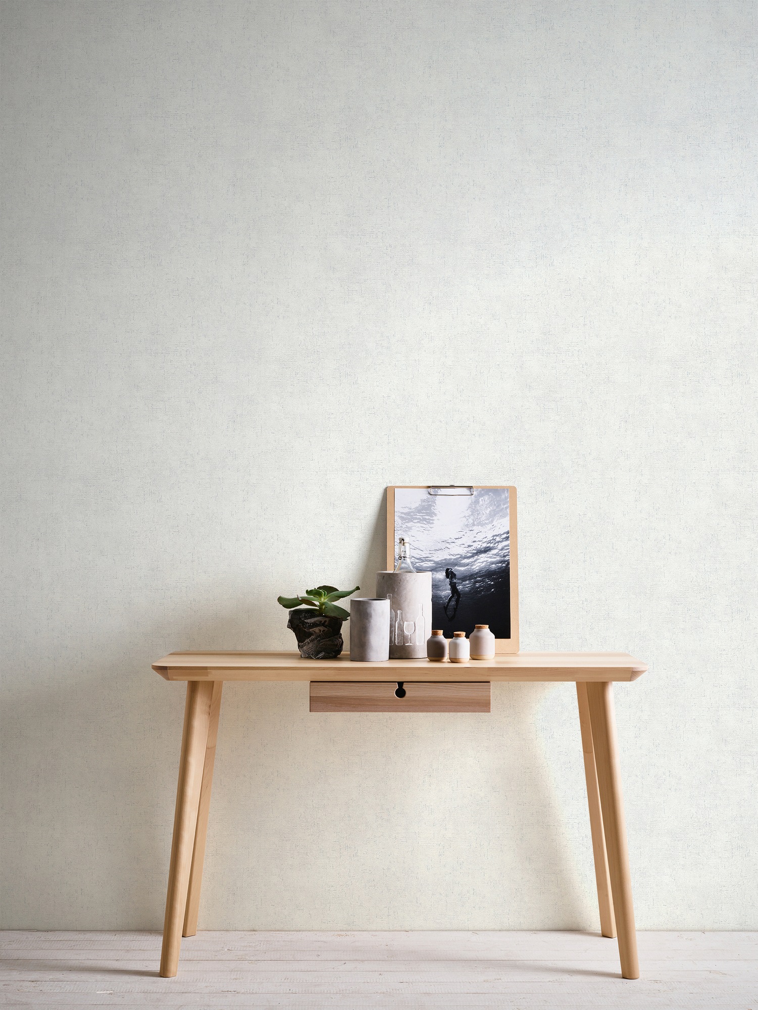 A.S. Création Vliestapete »Trendwall«, gemustert-Motiv-abstrakt, einfarbige Tapete Uni Tapeten Wohnzimmer Schlafzimmer Küche Flur Optik