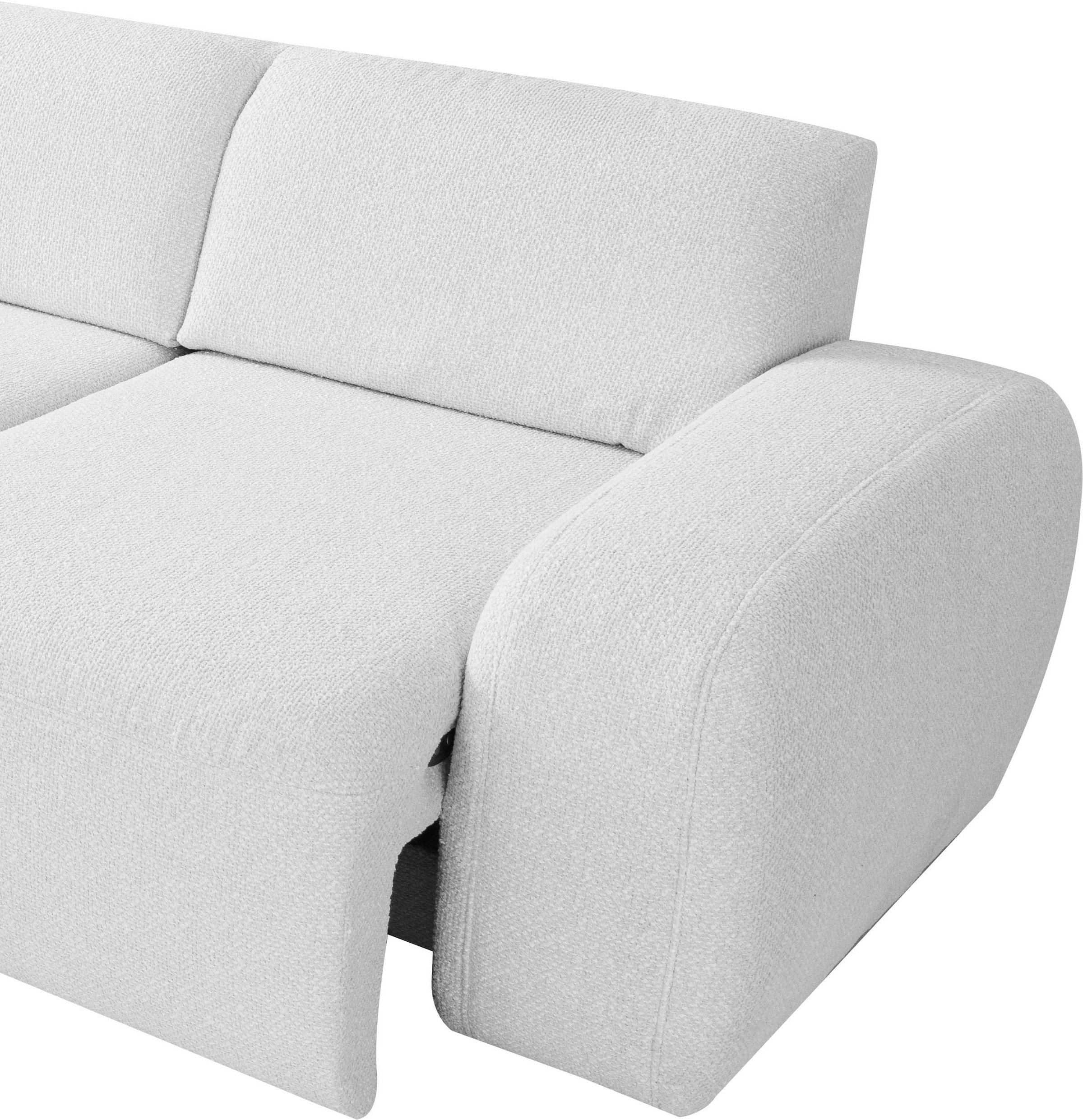 alina Ecksofa »Ecksofa Aela« 302 cm breit, mit motorischer Vorziehbank