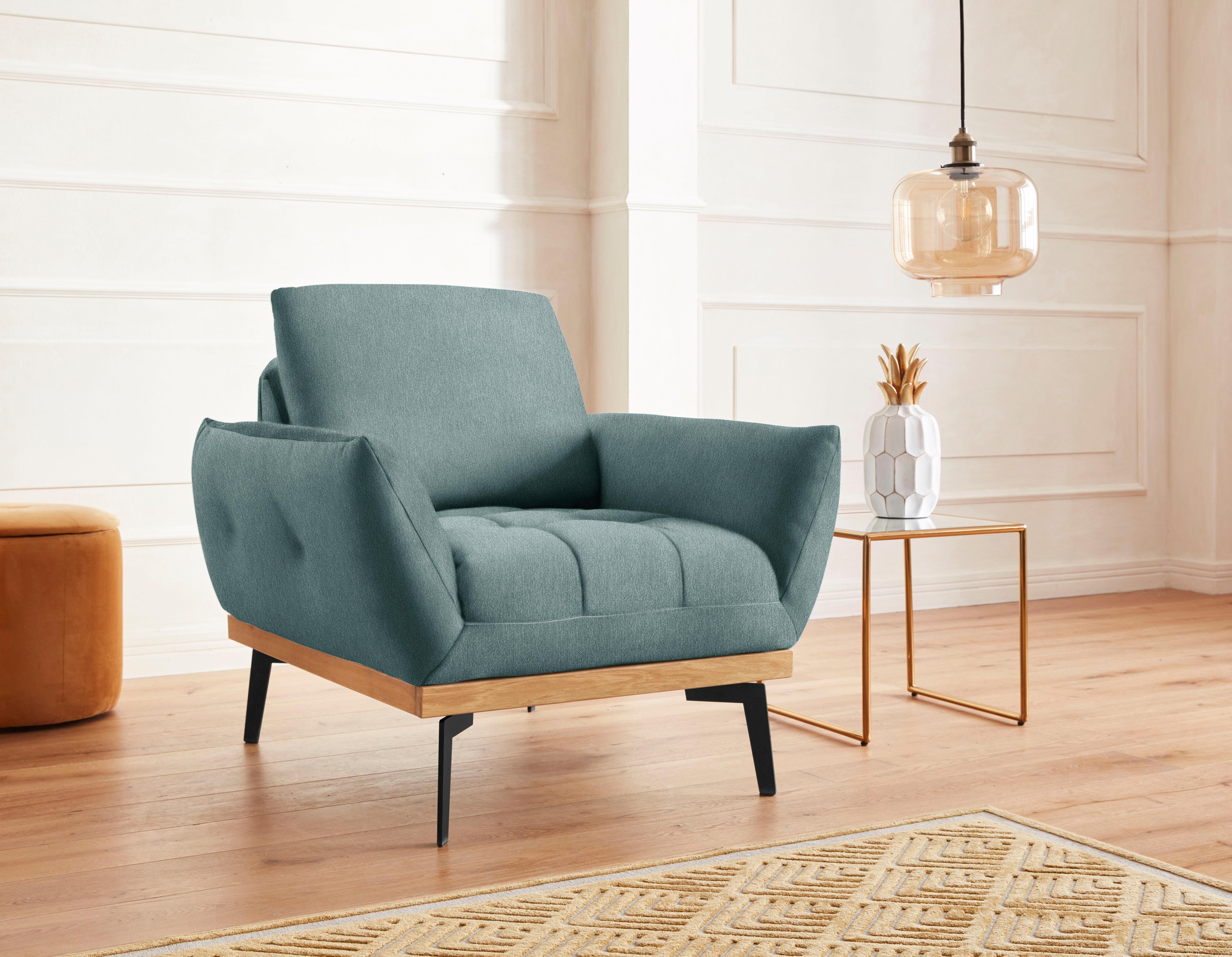 exxpo - sofa fashion Sessel »Palic, Loungesessel mit Rückenverstellung, hoh günstig online kaufen