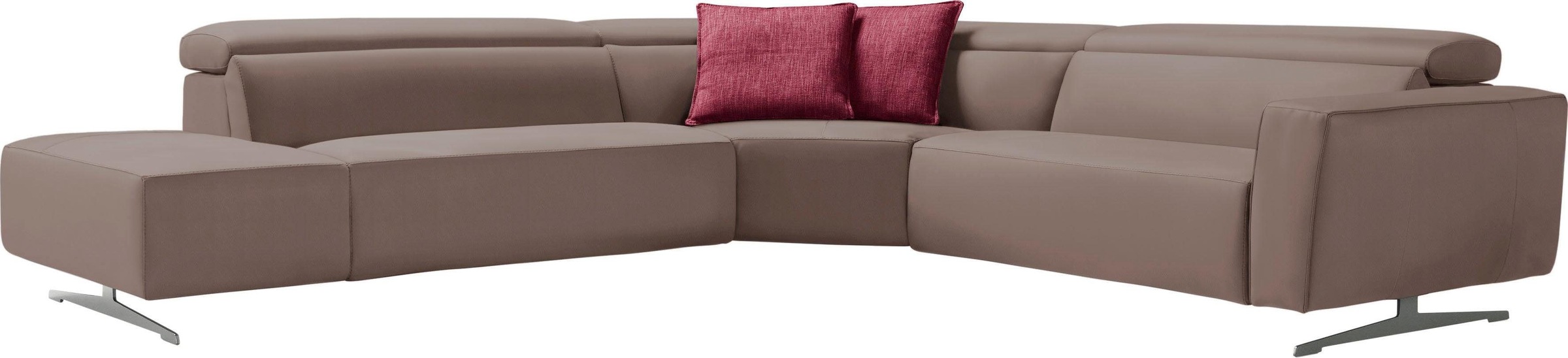 Egoitaliano Ecksofa »Stefanie-e, Designsofa der Extraklasse, bequem mit hoh günstig online kaufen
