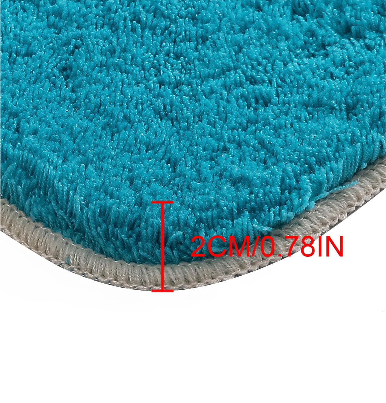my home Badematte »Magnus, Badvorleger, Badezimmer Teppich«, rutschhemmend beschichtet, strapazierfähig-schnell trocknend, mehrfarbig, Badteppich, Badematten auch als 2 teiliges Set & rund