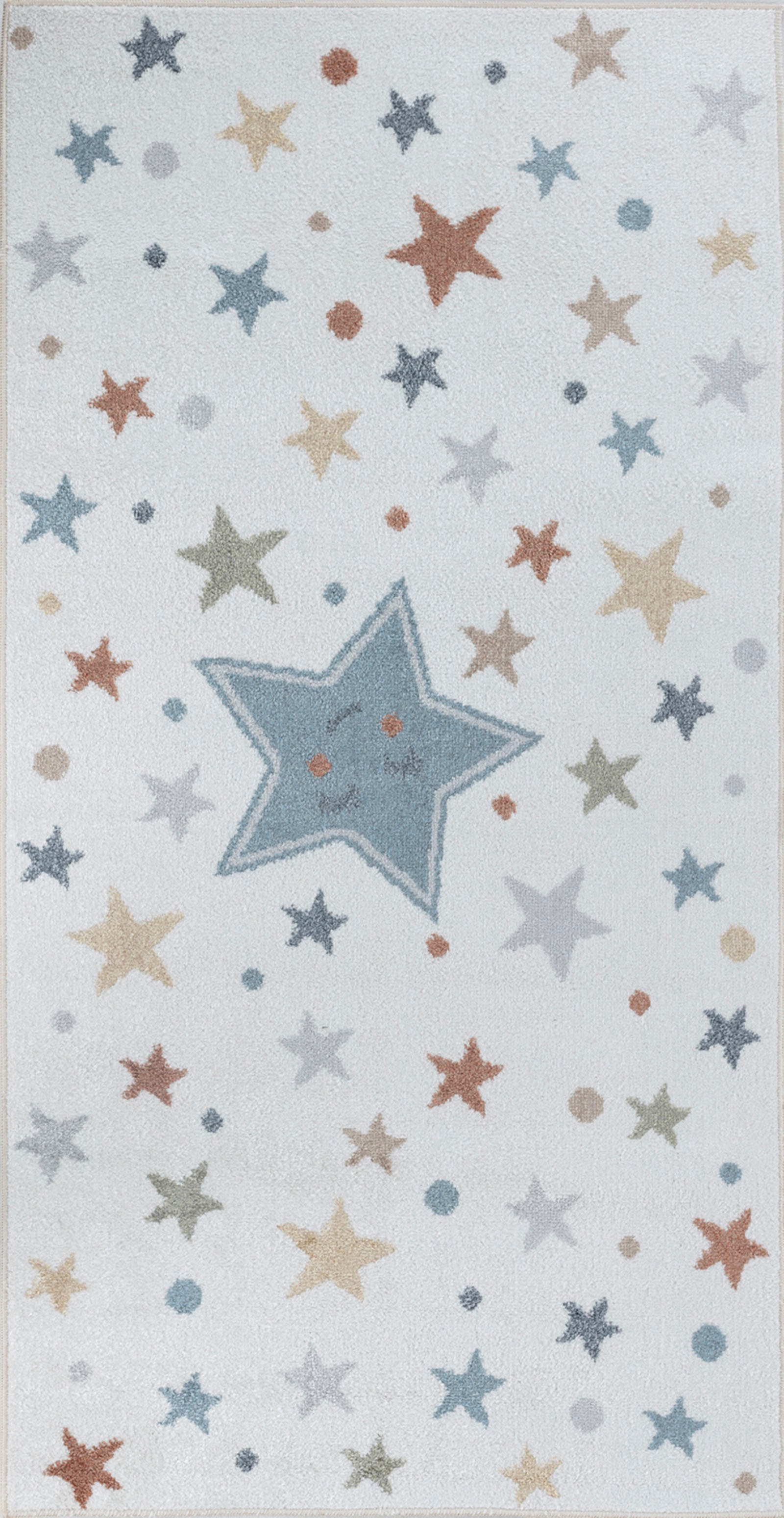 Livabliss Kinderteppich »BEED«, rechteckig, 6 mm Höhe, Kids, Sterne