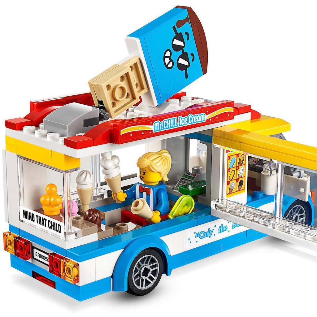 LEGO® Konstruktionsspielsteine »Eiswagen (60253), LEGO® City Great Vehicles«, (200 St.)
