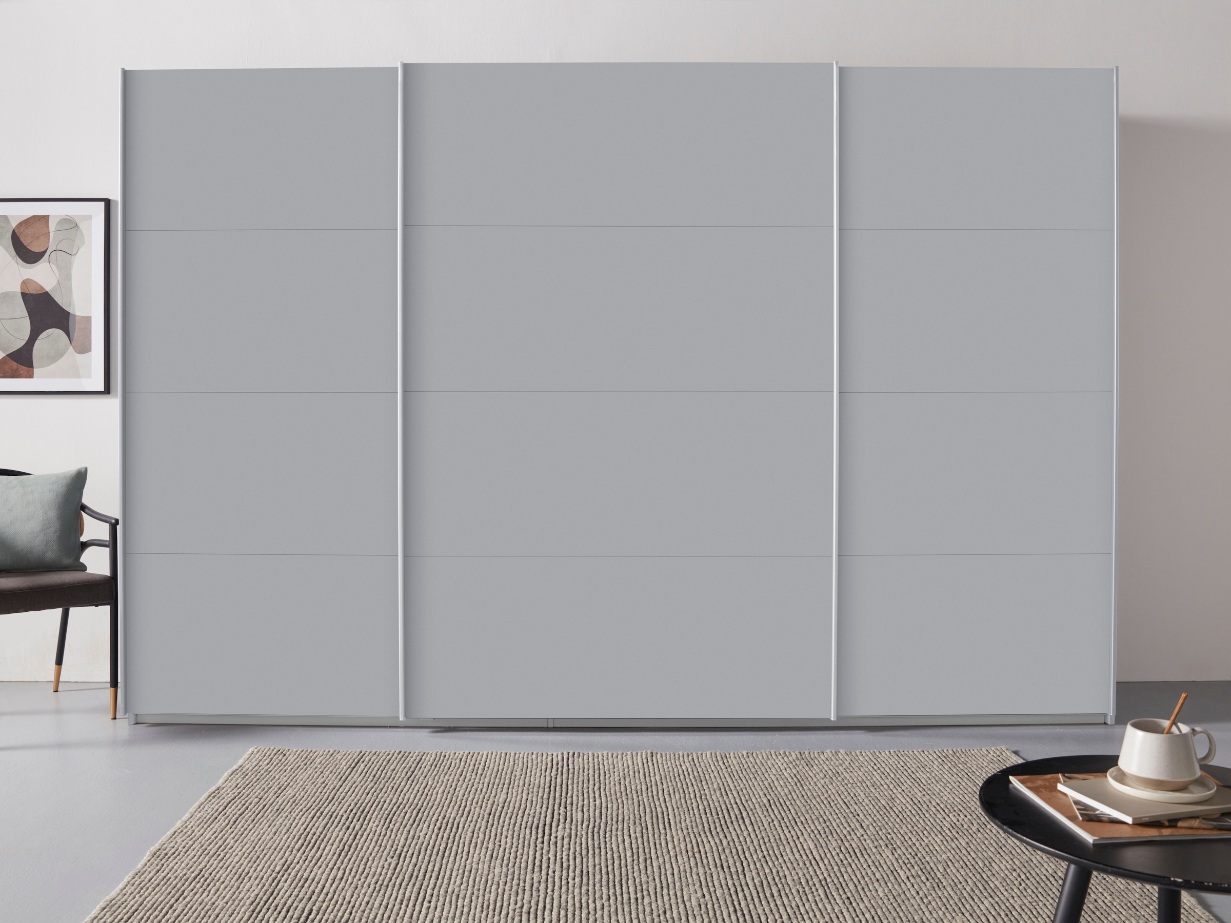 rauch Schwebetürenschrank »Kleiderschrank Schrank Garderobe TOPSELLER OTELI inkl. Inneneinteilung«, mit 3 Innenschubladen sowie zusätzlichen Einlegeböden MADE IN GERMANY