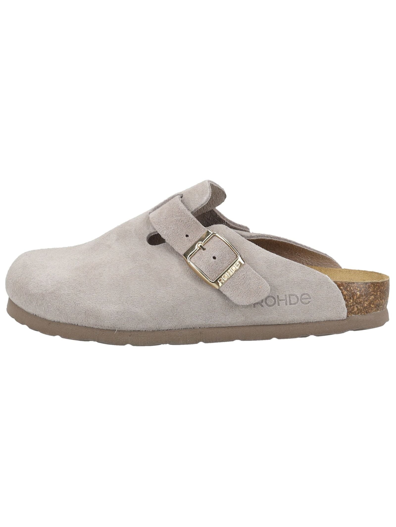 Rohde Hausschuh »Rohde Pantoletten Veloursleder«