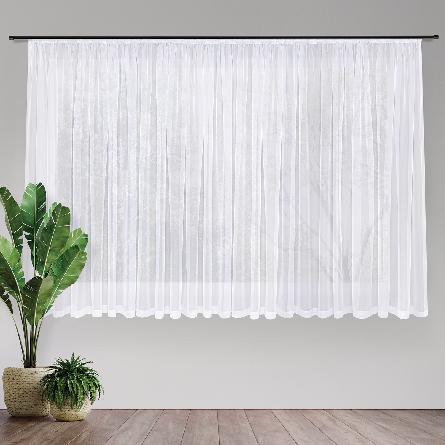 Gerster Gardine »Jody«, (1 St.), Fertig konfektionierter Store aus Voile