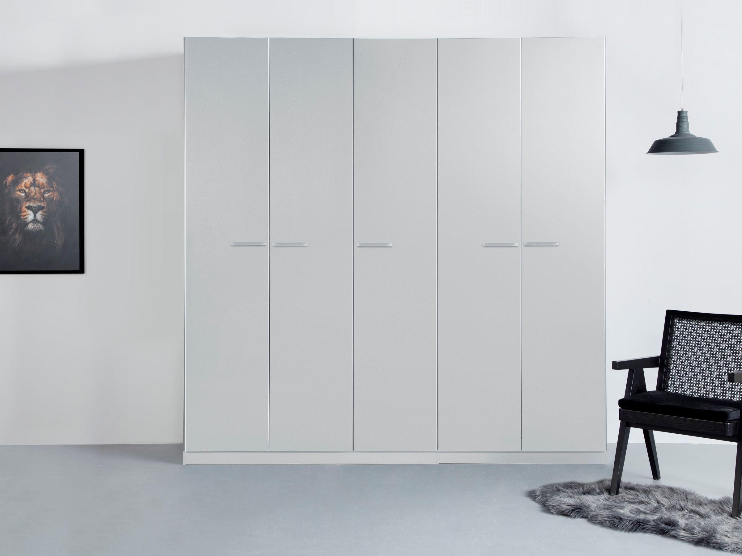 rauch Drehtürenschrank »Kleiderschrank Schrank Garderobe TOPSELLER OTELI inkl. Inneneinteilung«, (erhältlich in Breiten 91-360 cm, ab Breite 136cm inkl. Innenschubladen), mit zusätzlichen Einlegeböden, optional mit Spiegel MADE IN GERMANY