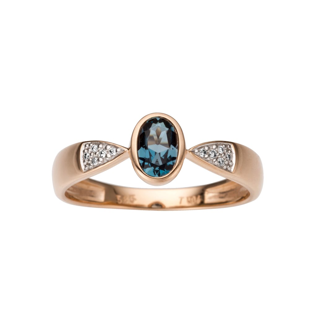 Firetti Diamantring »Schmuck Geschenk Gold 333 Damenring Goldring Farbstein Edelstein«