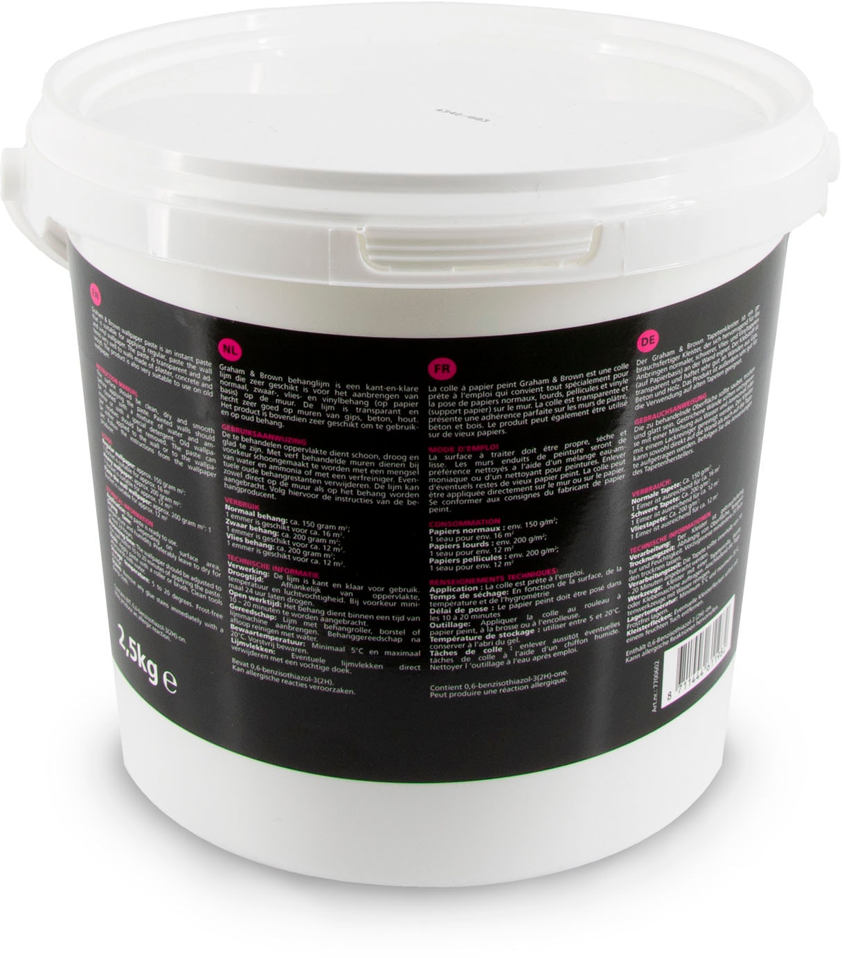 Superfresco Easy Tapetenkleber, 2500 ml, Gebrauchsfertiger Tapetenkleber - 2.5L