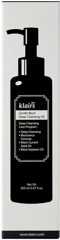 Dear Klairs Gesichts-Reinigungsöl »Gentle Black Deep Cleansing Oil«