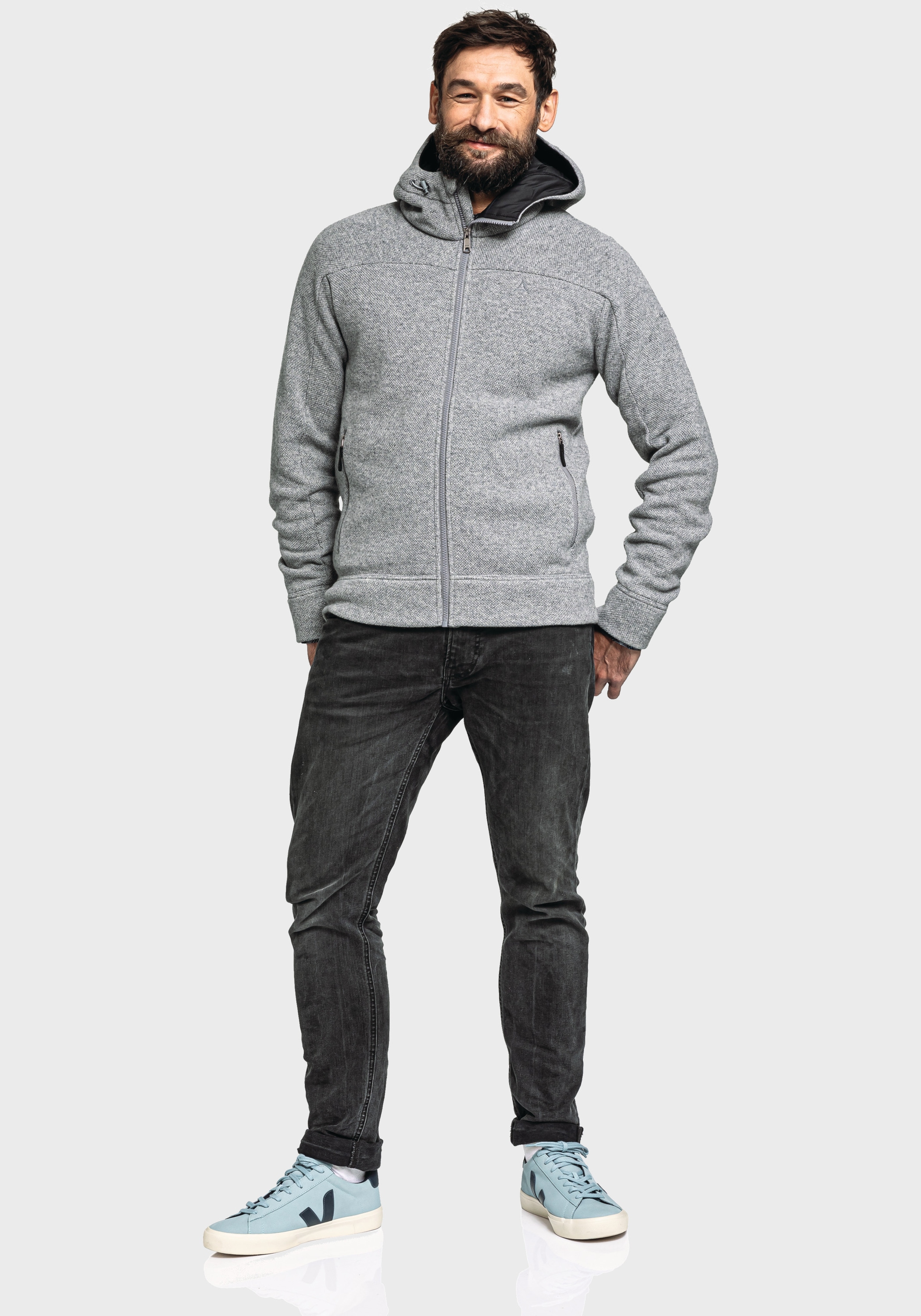 Schöffel Fleecejacke »Fleece Hoody Lakefield M«, mit Kapuze