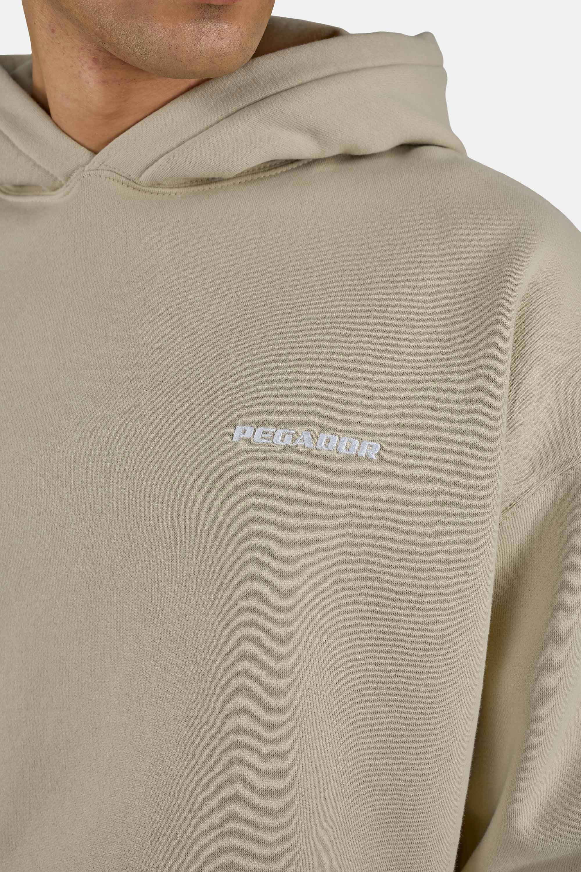 PEGADOR Kapuzensweatshirt »Logo Oversized Hoodie«, Baumwollmischung, oversize
