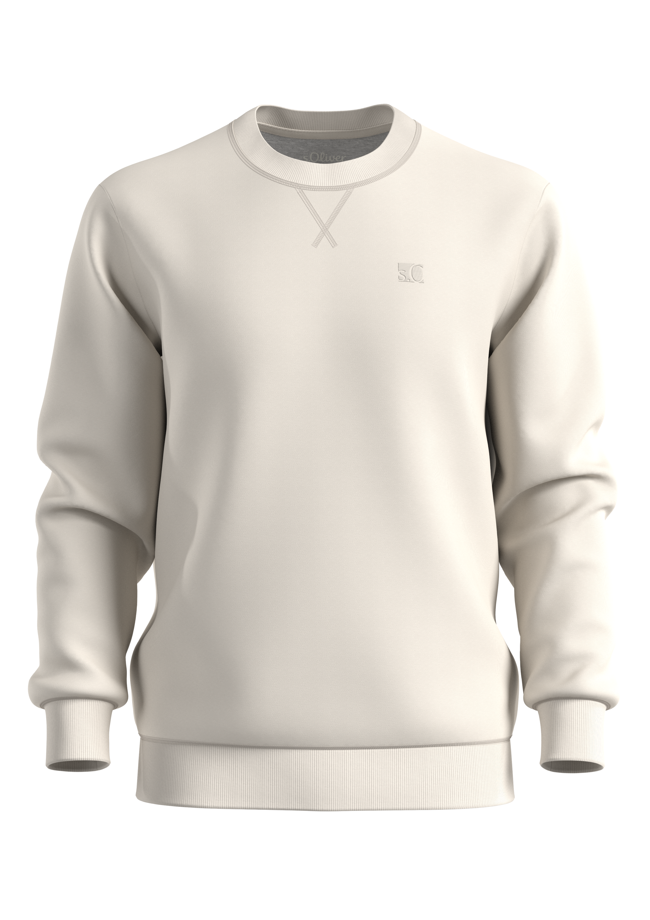 s.Oliver Sweatshirt, mit Logo Stickerei