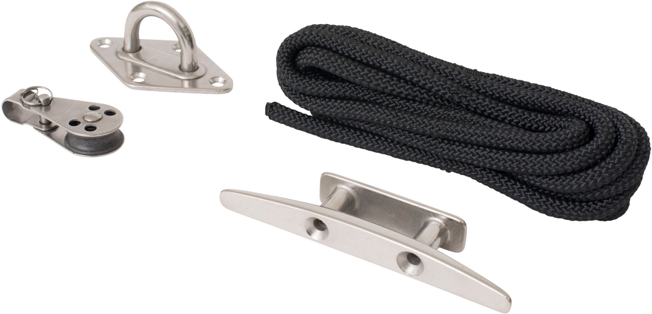 Windhager Seilspanngarnitur Seilzug-Set für Sonnensegel