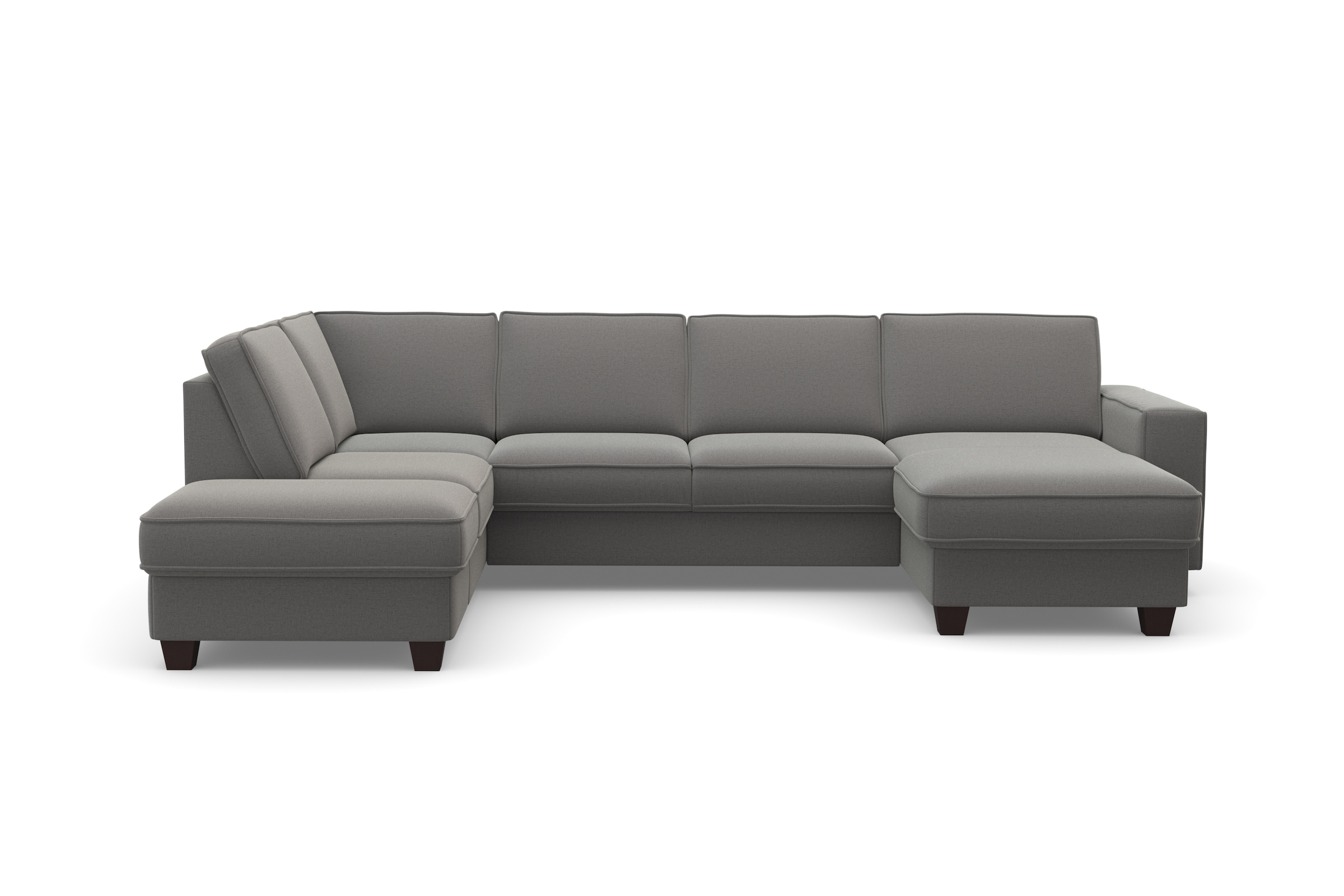 Home affaire Wohnlandschaft »County U-Form« wahlweise Ottomane links oder r günstig online kaufen