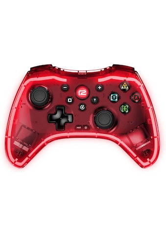 Nintendo-Controller »Nintendo Switch Pro Pad X Led Edition in transparent mit roter LED«