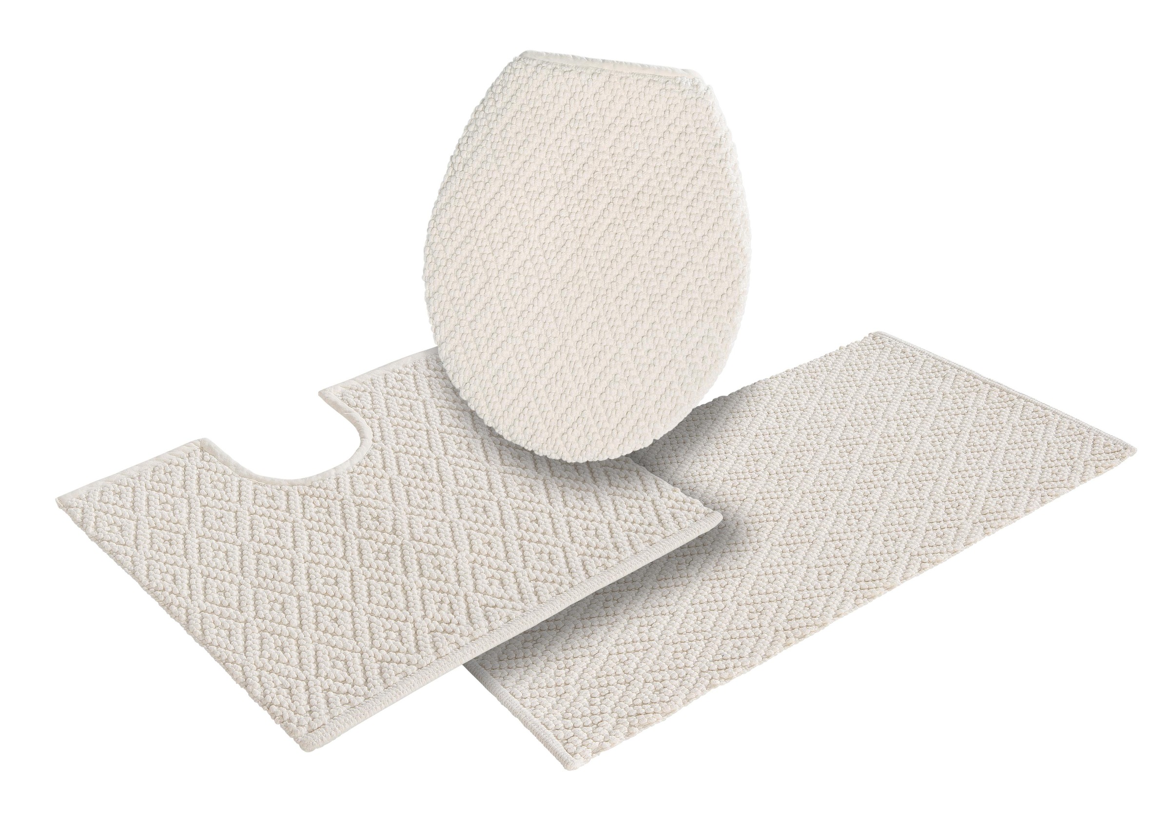 my home Badematte »Numan, Badvorleger, Badezimmer Teppich« Höhe 10 mm fußbo günstig online kaufen