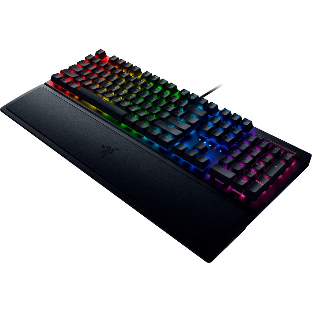 RAZER Gaming-Tastatur »BlackWidow V3 Green Switch«, (Fn-Tasten-Ziffernblock)