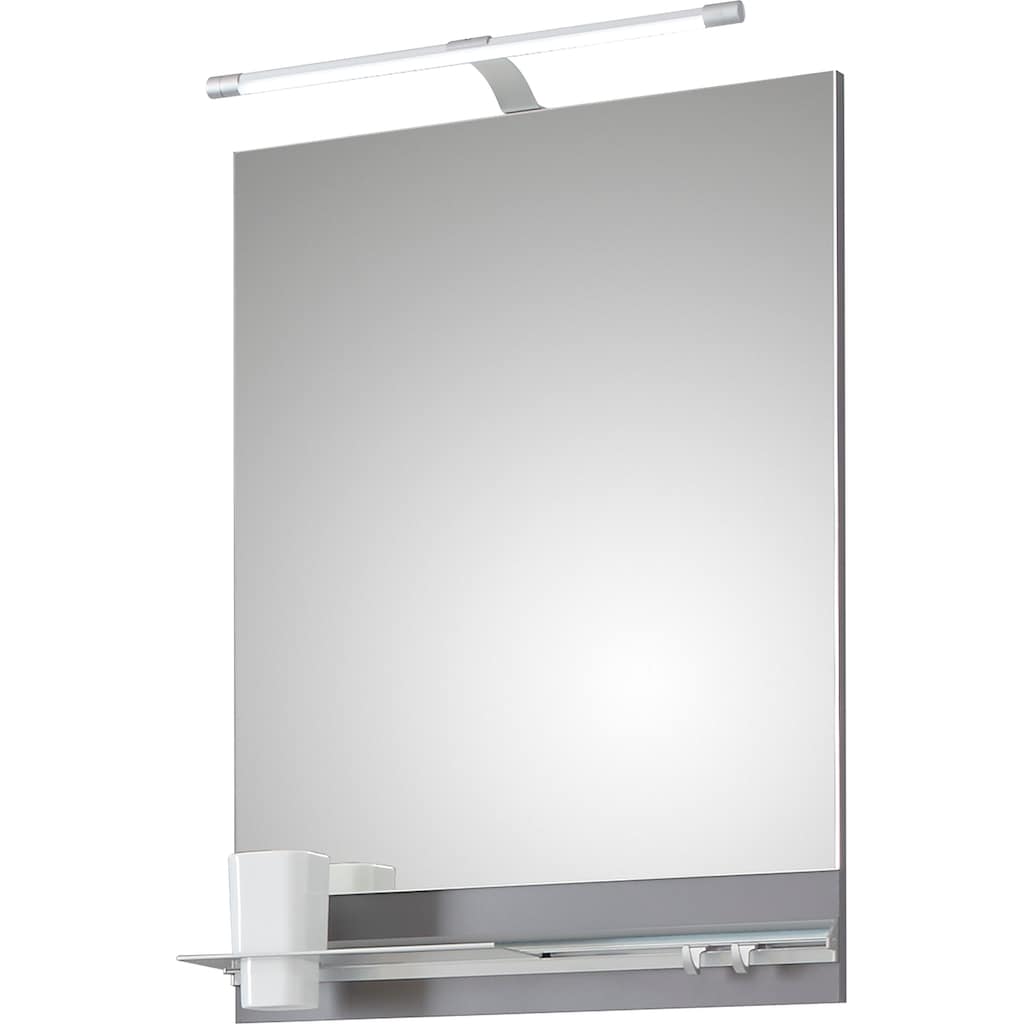 Saphir Badspiegel »Quickset 357 Spiegel 50 cm breit, 70 cm hoch, LED-Beleuchtung, 330LM«, (Set)