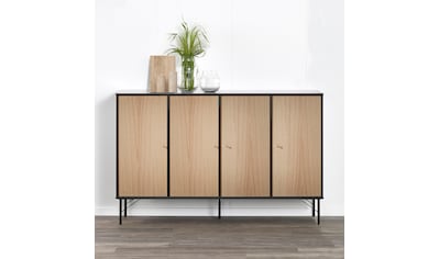 Hammel Furniture Sideboard »Mistral Kubus«, mit vier Türen und Metall Füße, Breite:... kaufen