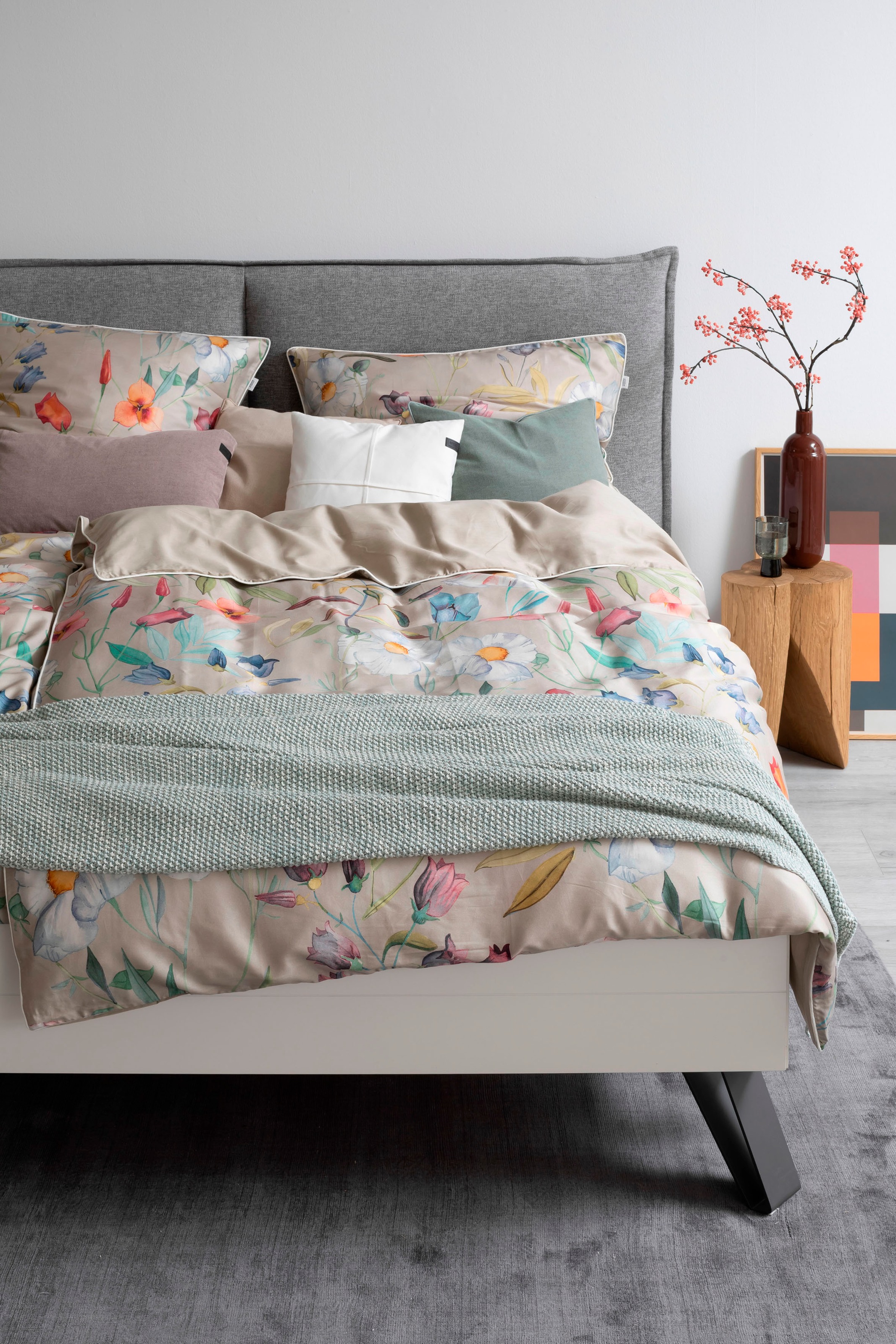 SCHÖNER WOHNEN-Kollektion Bettwäsche »Fiori«, aus Baumwolle günstig online kaufen