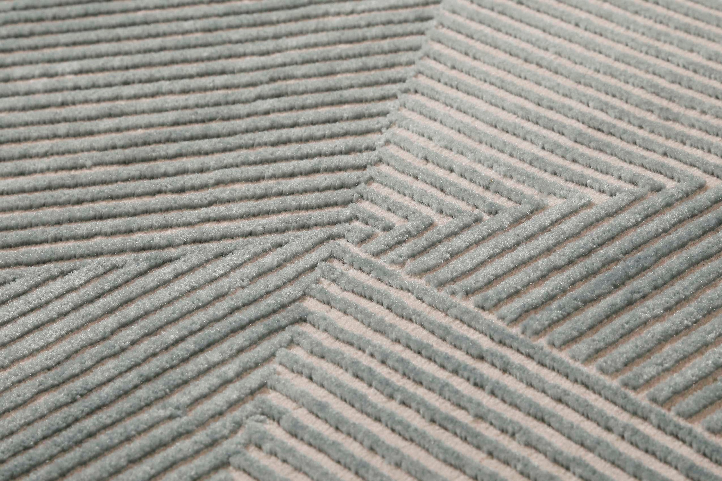 Esprit Teppich »Velvet Groove ESP-8780«, rechteckig, 12 mm Höhe, Kurzflor, Hoch Tief Struktur, Wohnzimmer, Schlafzimmer