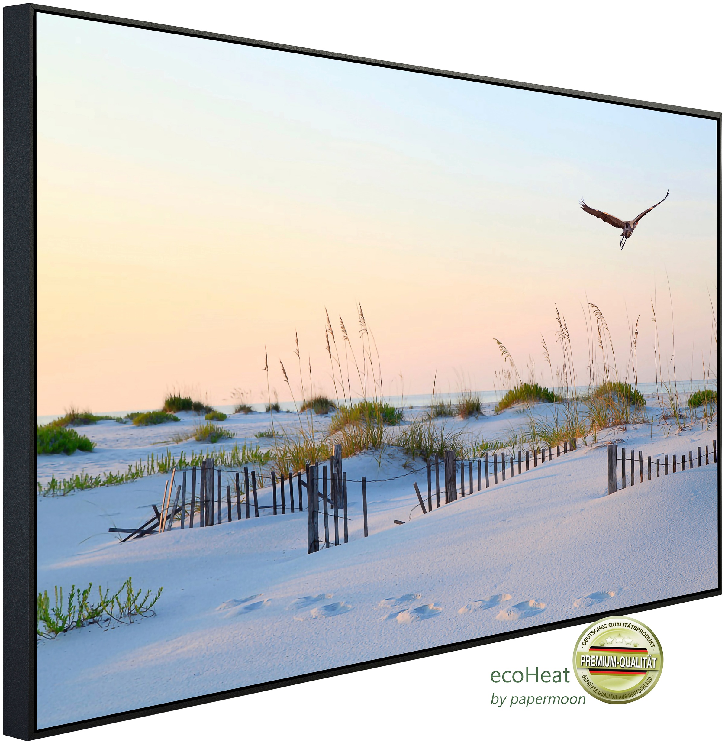 Papermoon Infrarotheizung »Weißer Sand Florida Beach«, sehr angenehme Strah günstig online kaufen