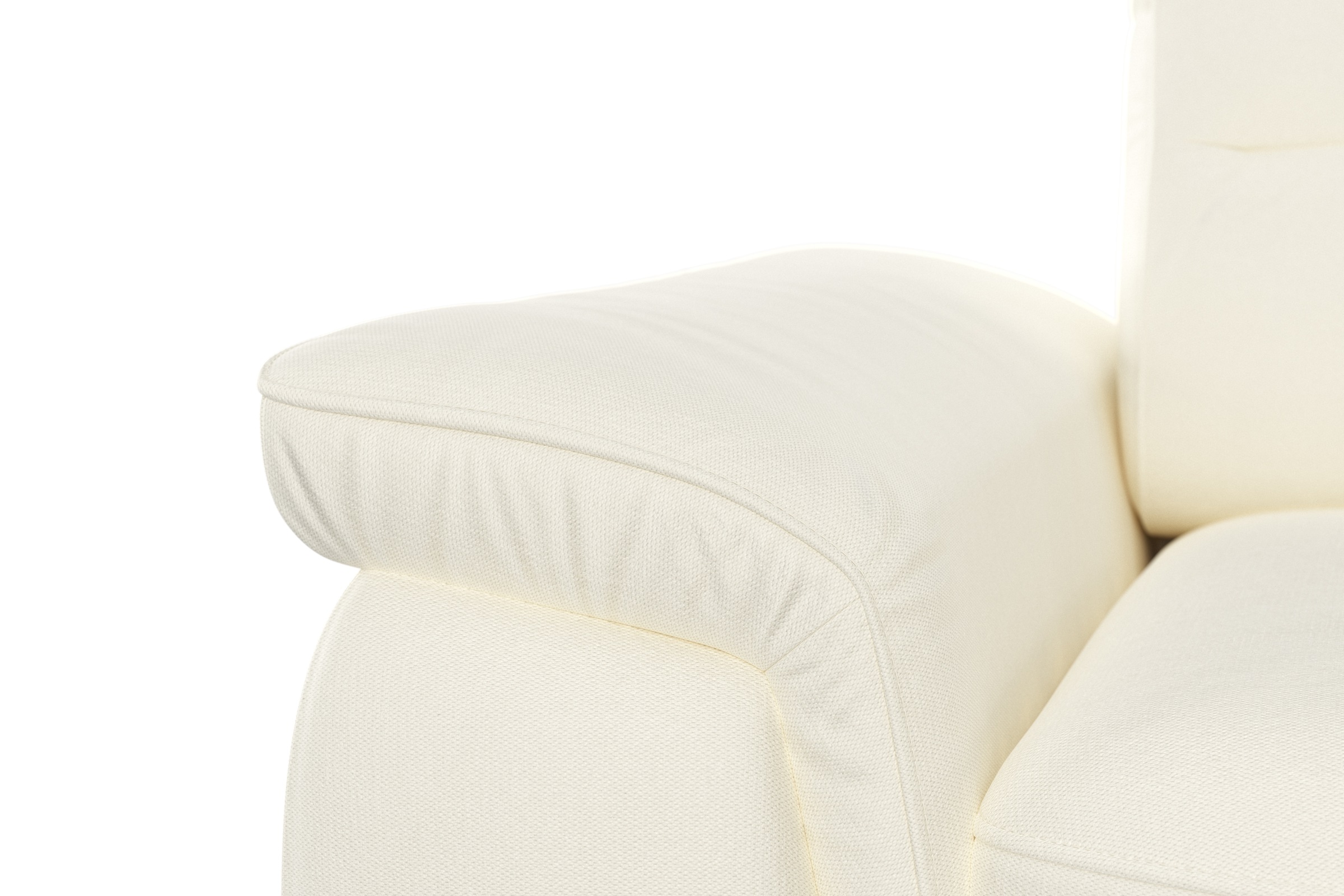 sit&more Ecksofa »Sinatra L-Form«, optinal mit Kopfteilverstellung und Armteilfunktion, Metallfüße