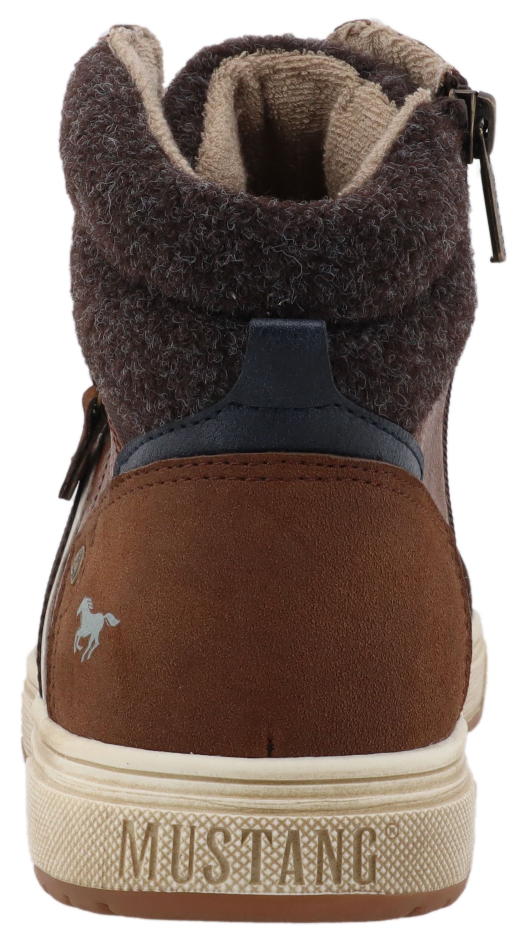 Mustang Shoes Sneaker »Merian«  High Top Sneaker, Schnürboots mit Reißverschluss