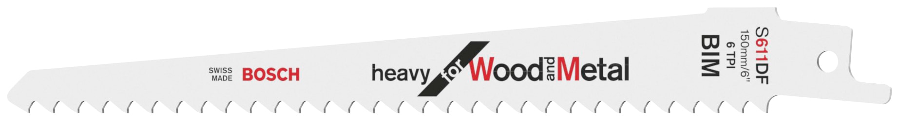 Bosch Professional Säbelsägeblatt »S 611 DF Heavy for Wood and Metal«, (100 günstig online kaufen