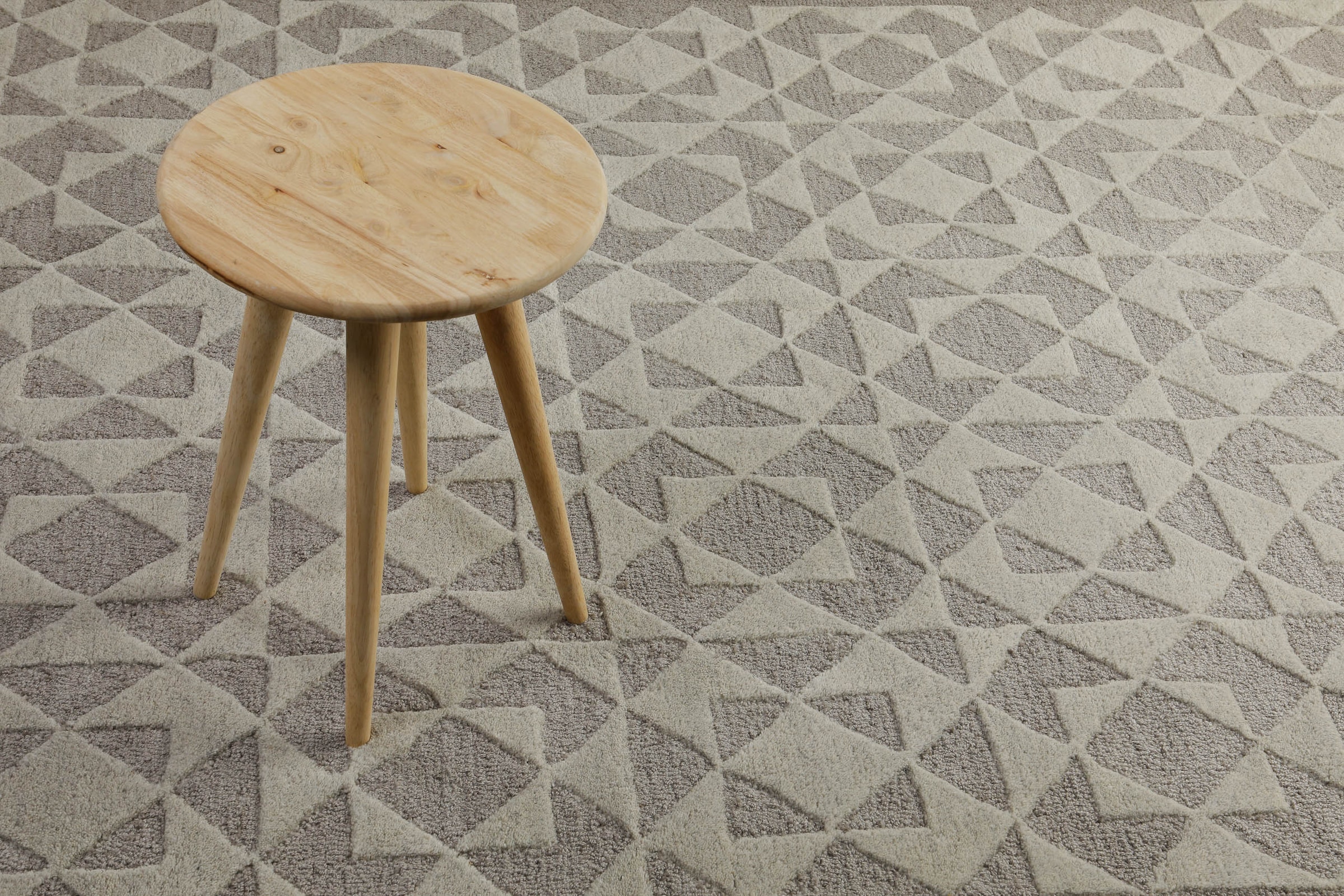 Wecon home Teppich »Downtown«, rechteckig, 10 mm Höhe, handgefertigt, pflegeleicht, Fasermix, Wohnzimmer, Schlafzimmer