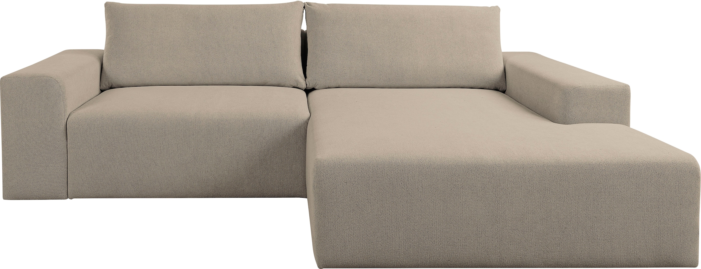 WERK2 Ecksofa »Rio, elegant & bequem, Breite 262 cm, L-Form«, Puristisches Design mit maximalem Komfort