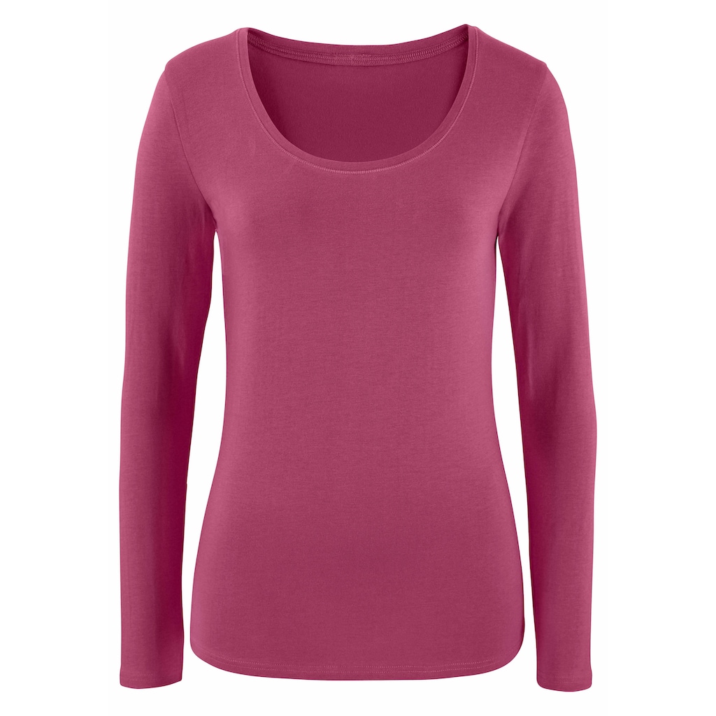 Vivance Langarmshirt, (2er-Pack)