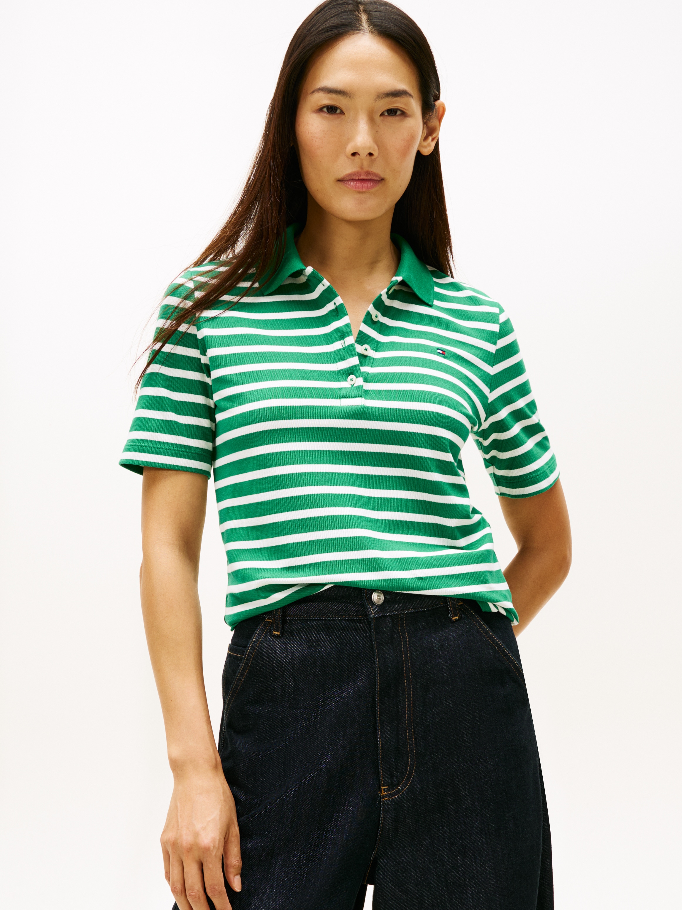 Tommy Hilfiger Poloshirt »Regular Fit Pique Premium Polo« Baumwollmischung, regular fit