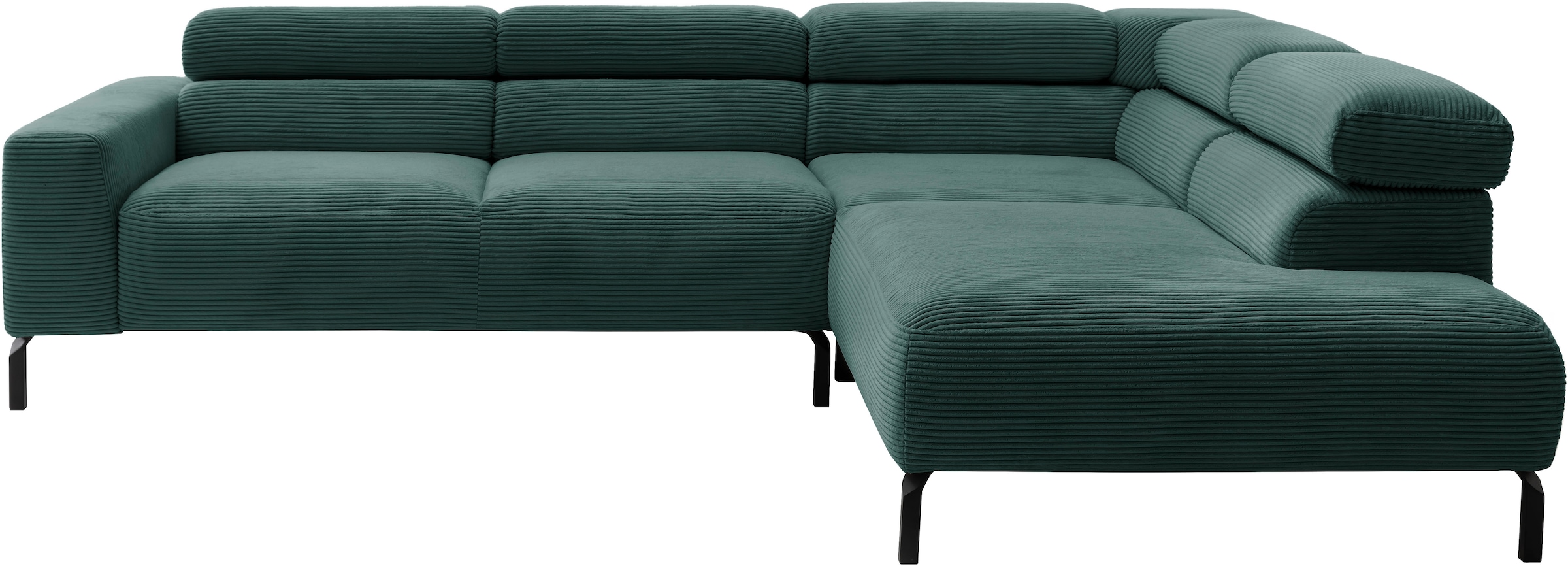 Home affaire Ecksofa »Antonelli, L-Form, inkl. Kopfteilverstellung, Breite günstig online kaufen