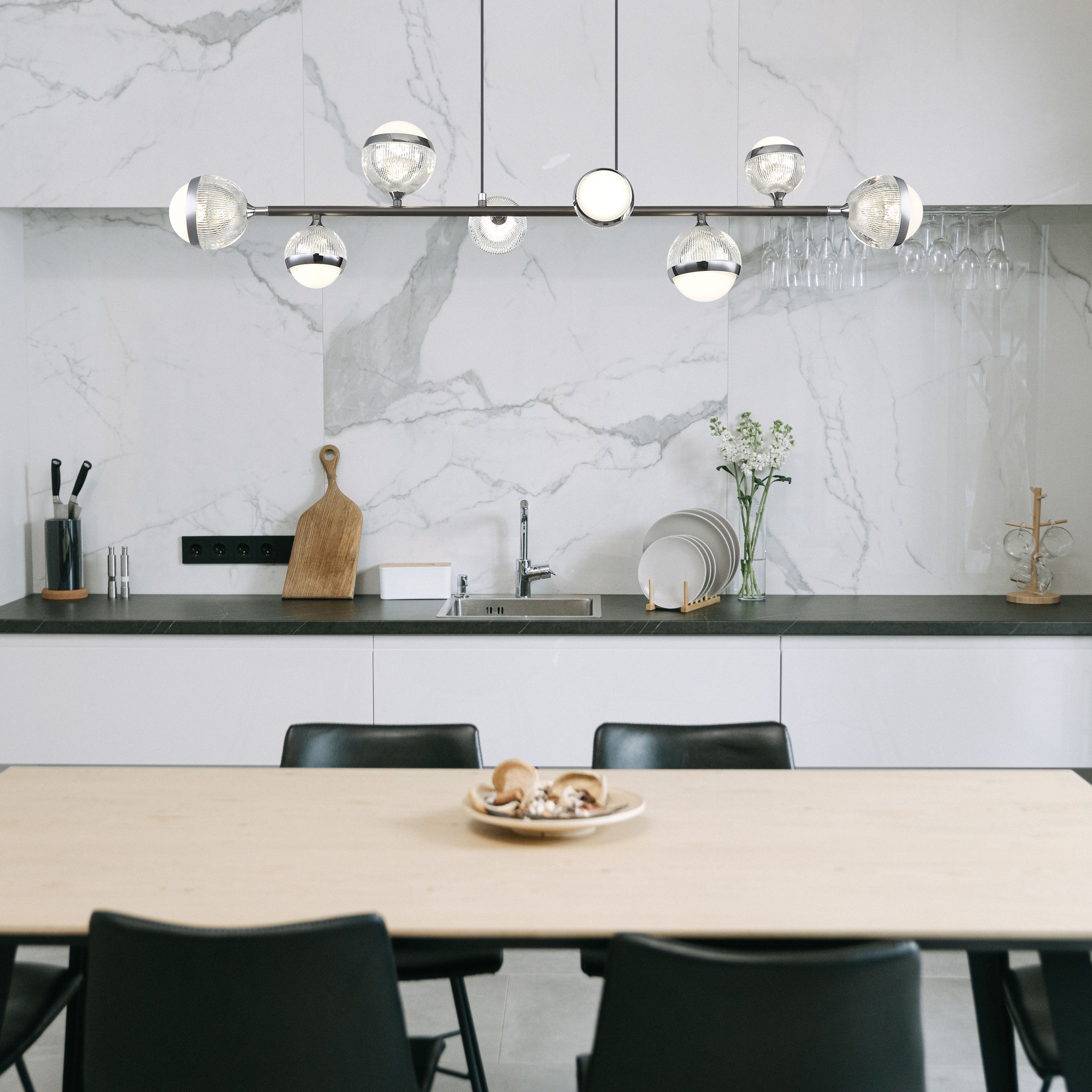 GLOBO LIGHTING LED Pendelleuchte »UNTSY« LED-Modul 1 Stk. Hängelampe/Hängel günstig online kaufen